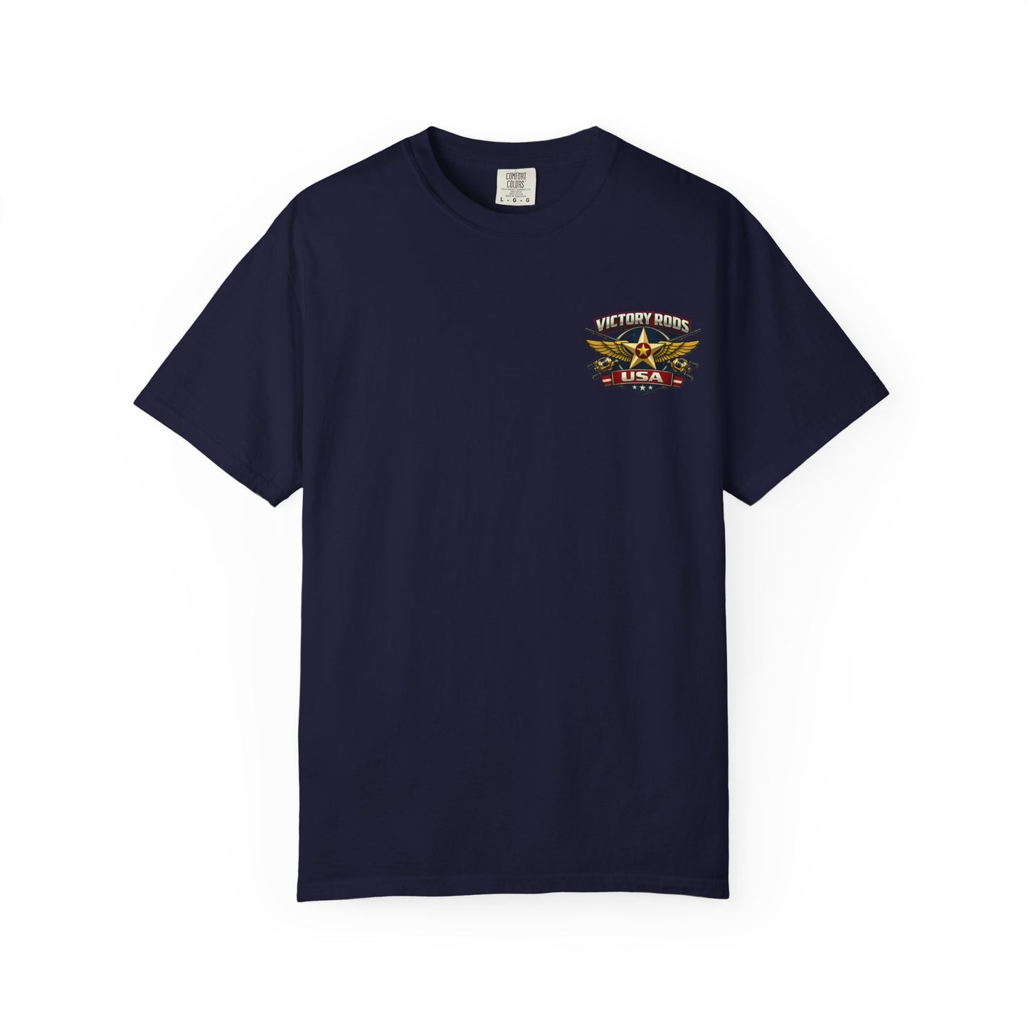 Victory Rods "Dorado Doris" Fishing T-Shirt — Retro Pinup Angler Tee