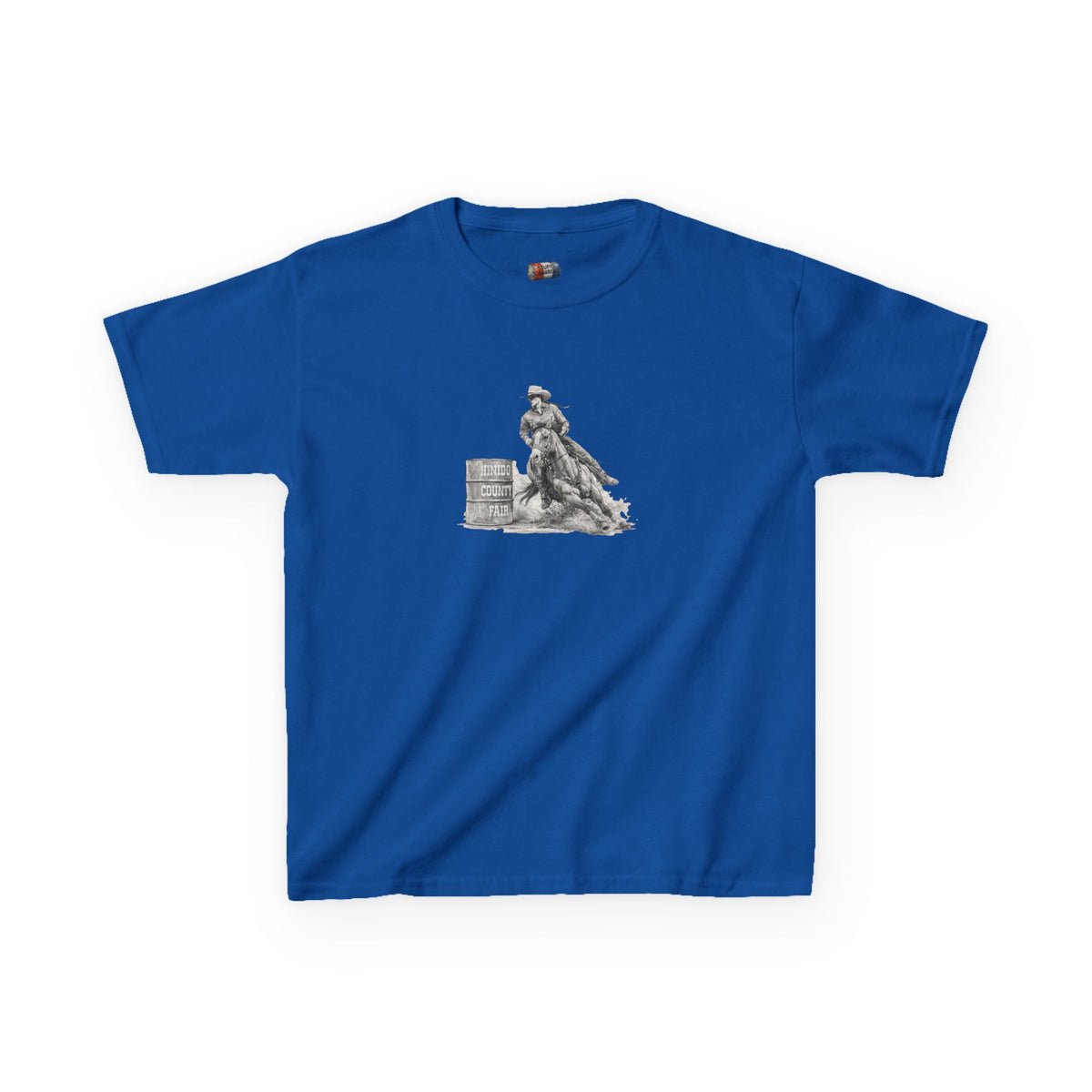 Kids T-Shirt — 'Always Keep Your Eye On the Next Barrel' Cowgirl Graphic