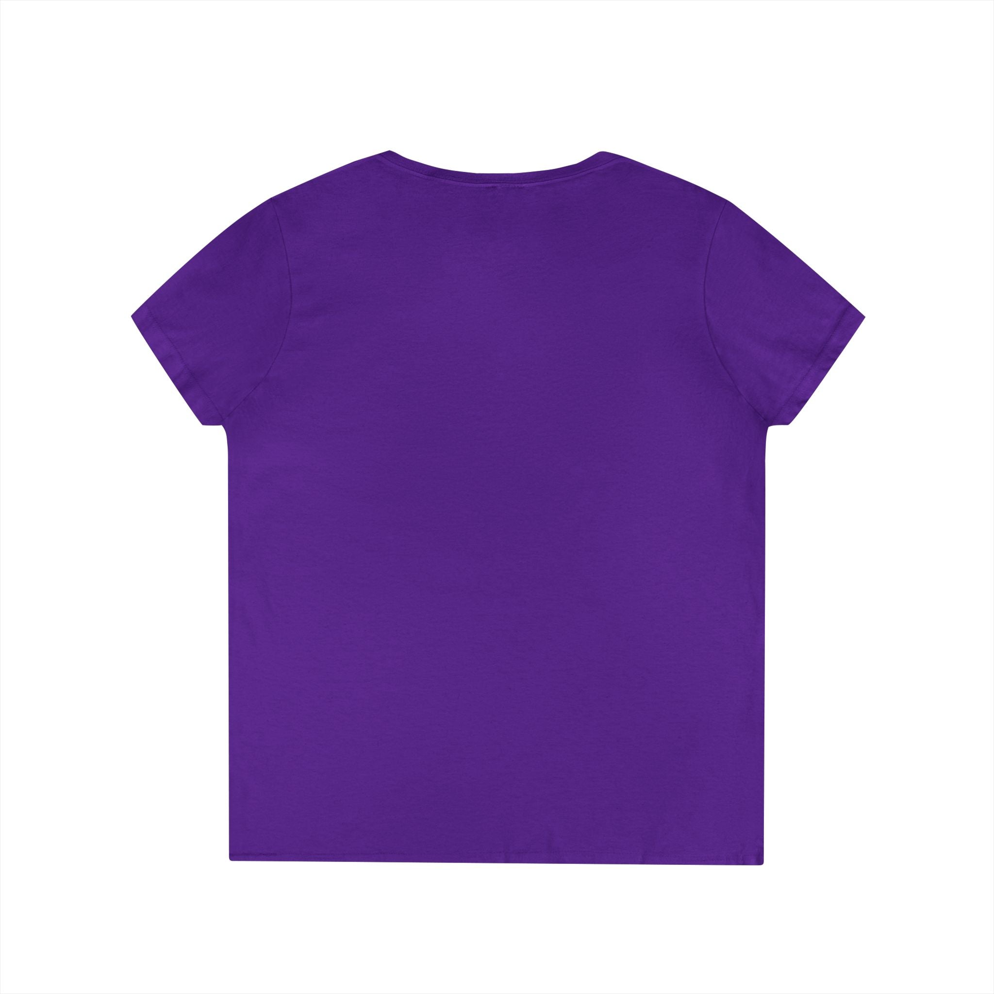 Floral Autumn Colors Bull Skull V-Neck Tee