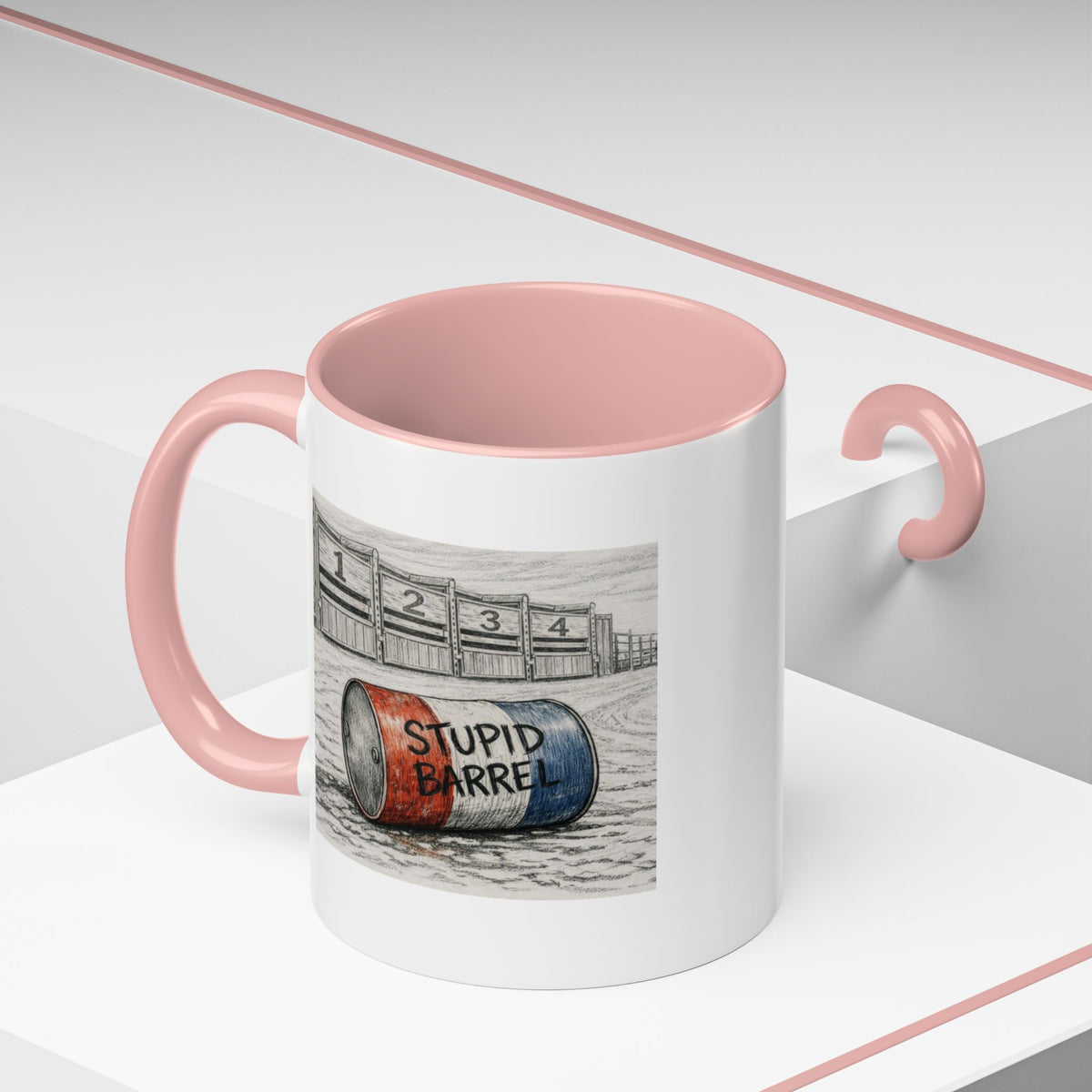 Out of the Money Barrel Racing Coffee Mug — Rodeo Cowgirl Accent Mug (11/15 oz)