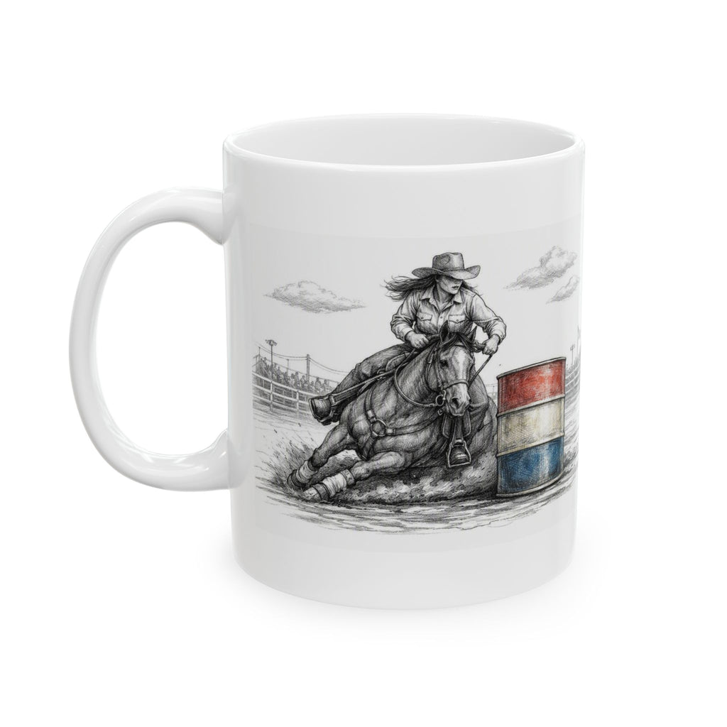 Barrel Racing Mug with Attitude — 11oz/15oz