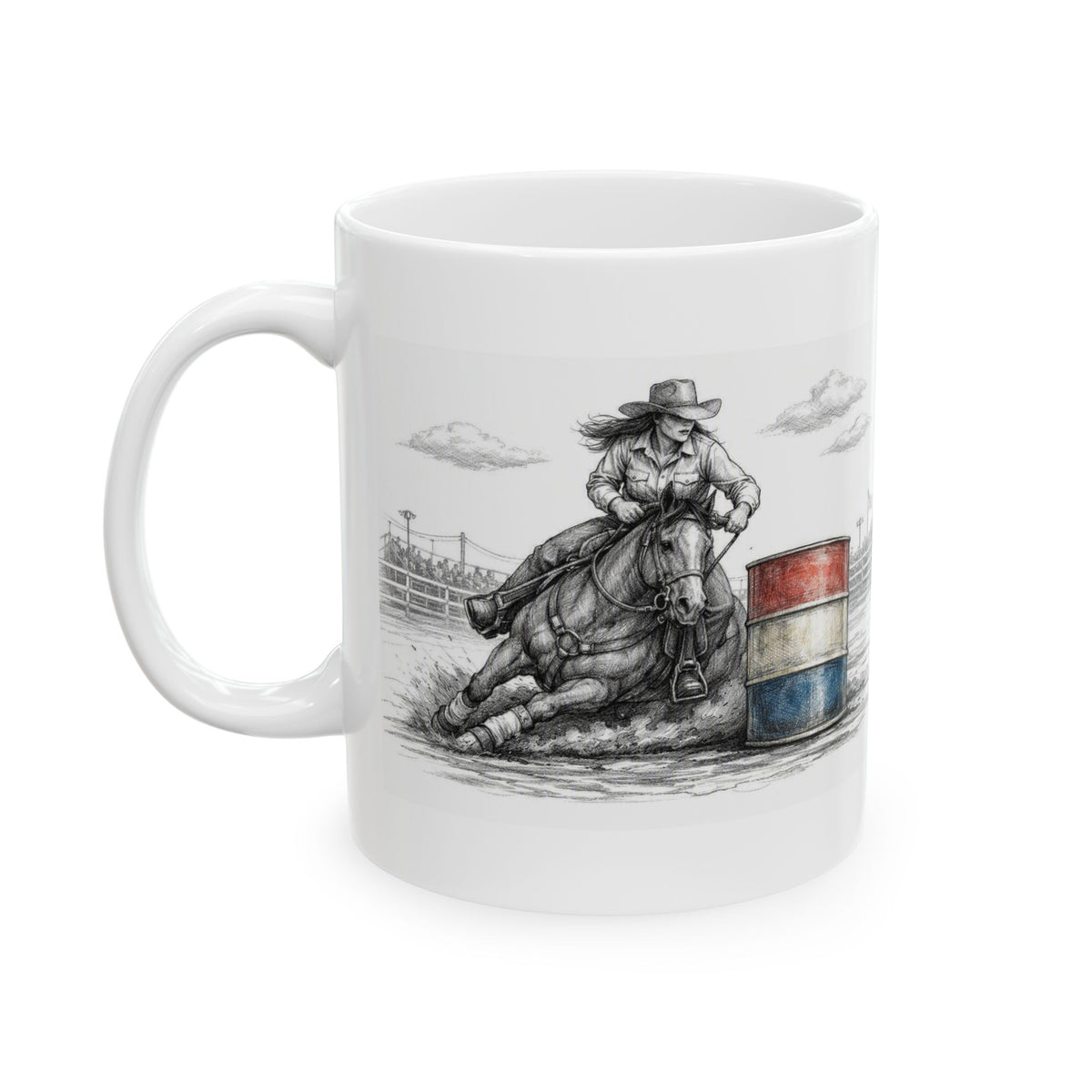 Barrel Racing Mug with Attitude — 11oz/15oz
