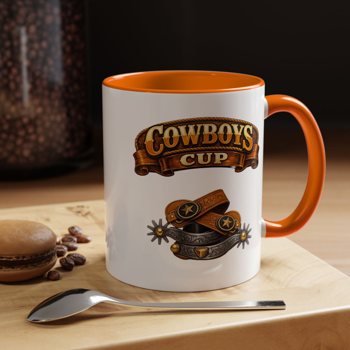 Cowboys Cup Coffee Mug — Western Spur & Leather Design (11/15oz)