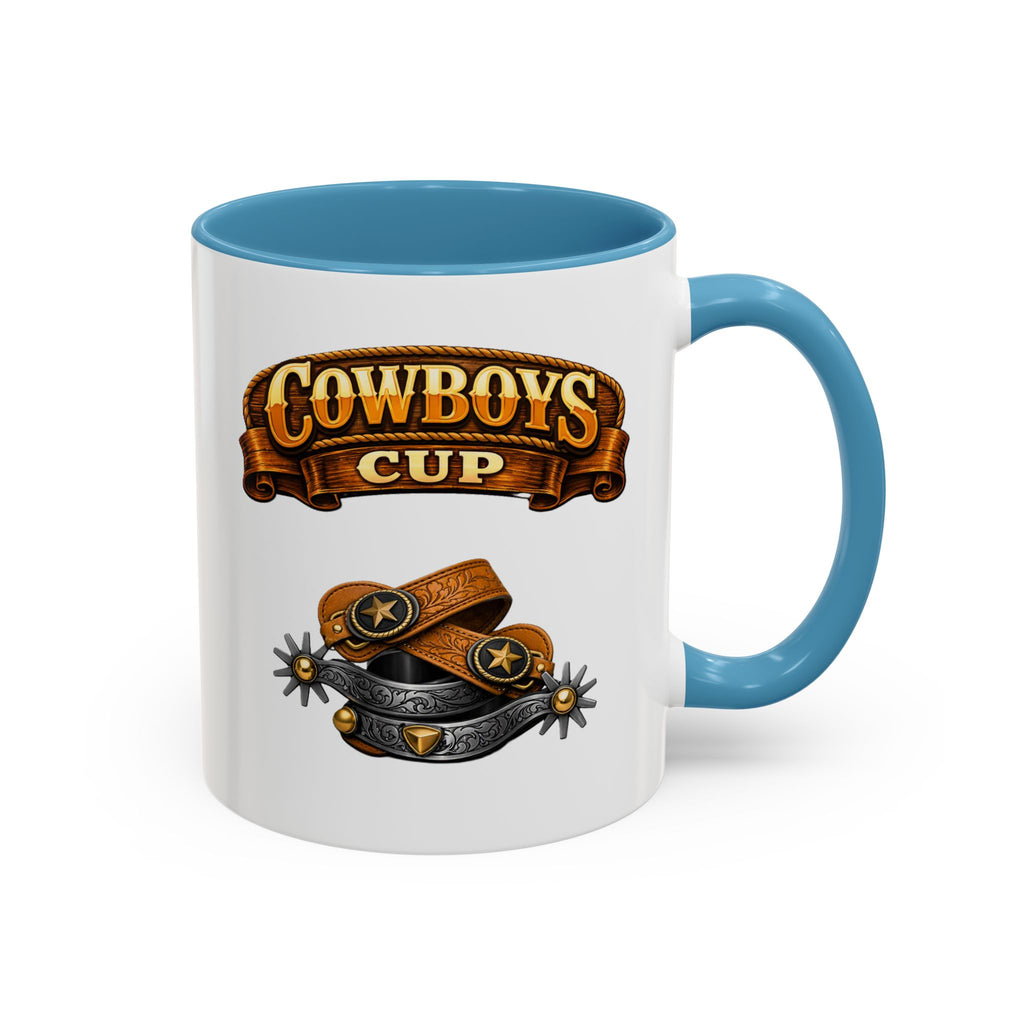 Cowboys Cup Coffee Mug — Western Spur & Leather Design (11/15oz)