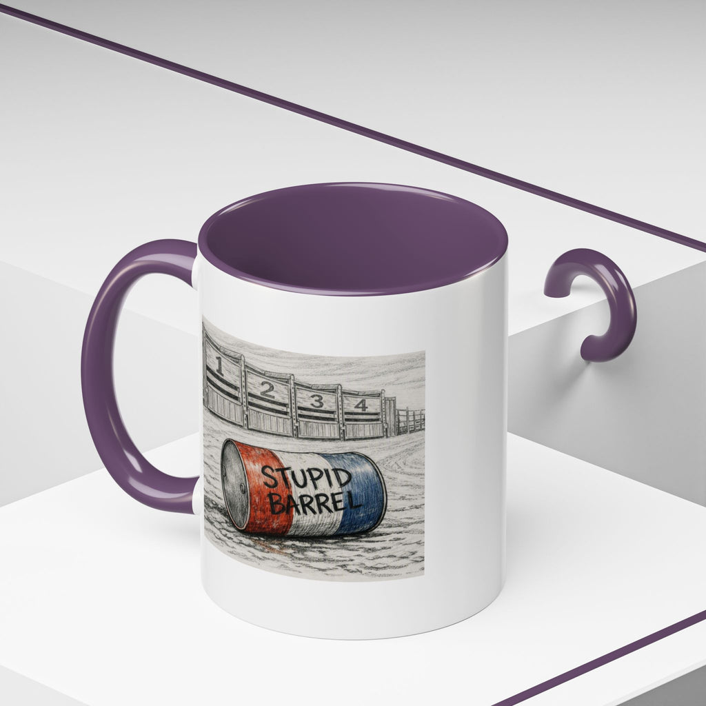 Out of the Money Barrel Racing Coffee Mug — Rodeo Cowgirl Accent Mug (11/15 oz)