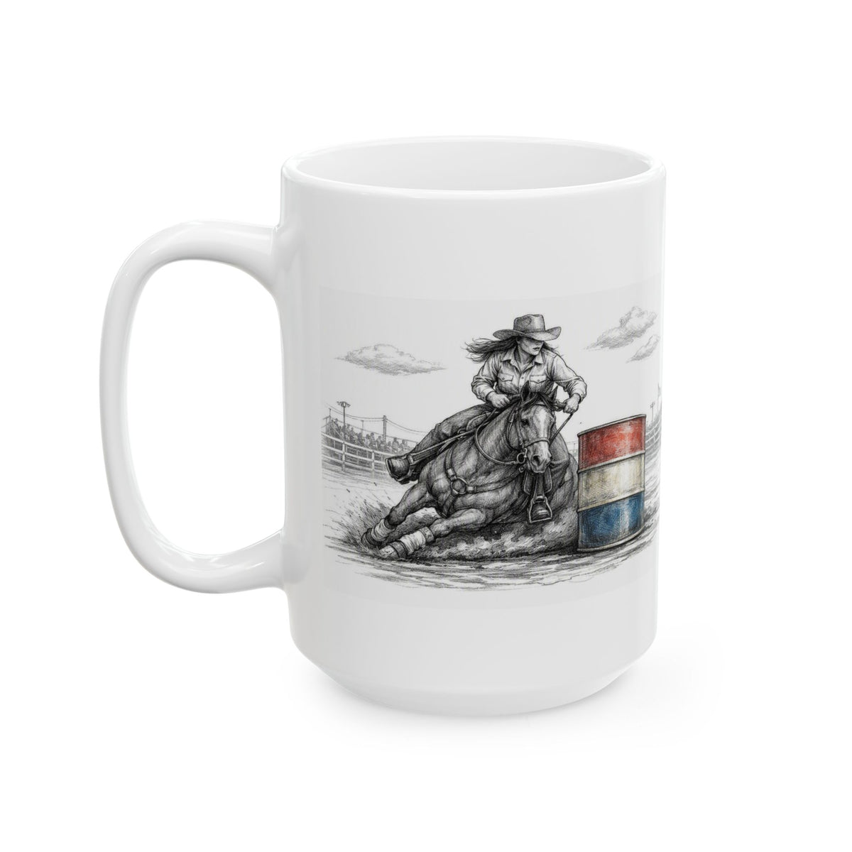 Barrel Racing Mug with Attitude — 11oz/15oz