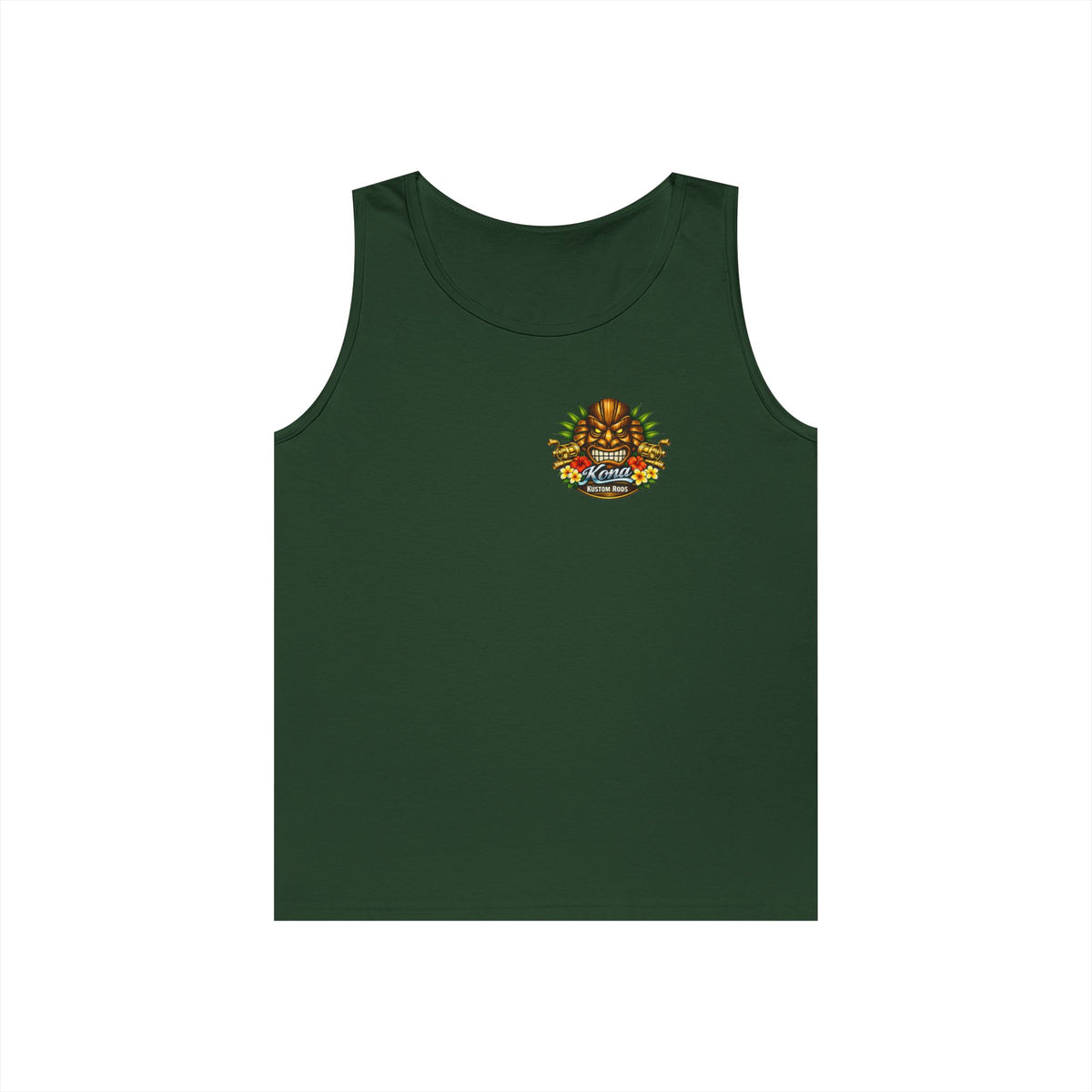 Kona Rods Vintage Pinup Beach Tank Top — 'Thresher Shark Anne' Retro WWII Nose Art