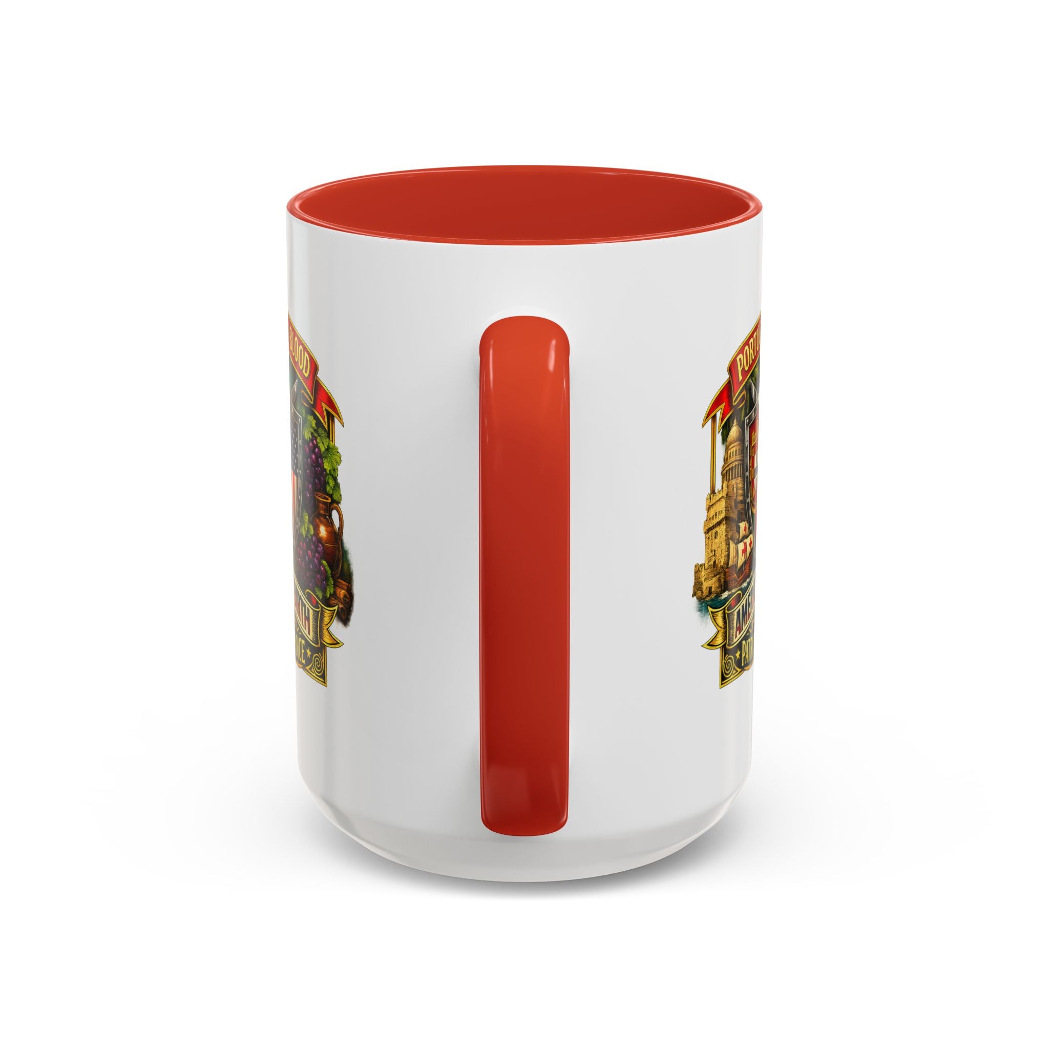 Portuguese/American Pride Mug - Coffee Ceramic Mug