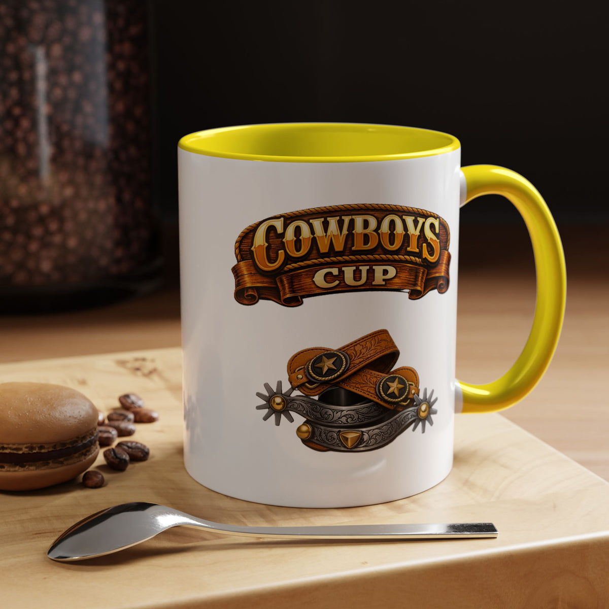 Cowboys Cup Coffee Mug — Western Spur & Leather Design (11/15oz)