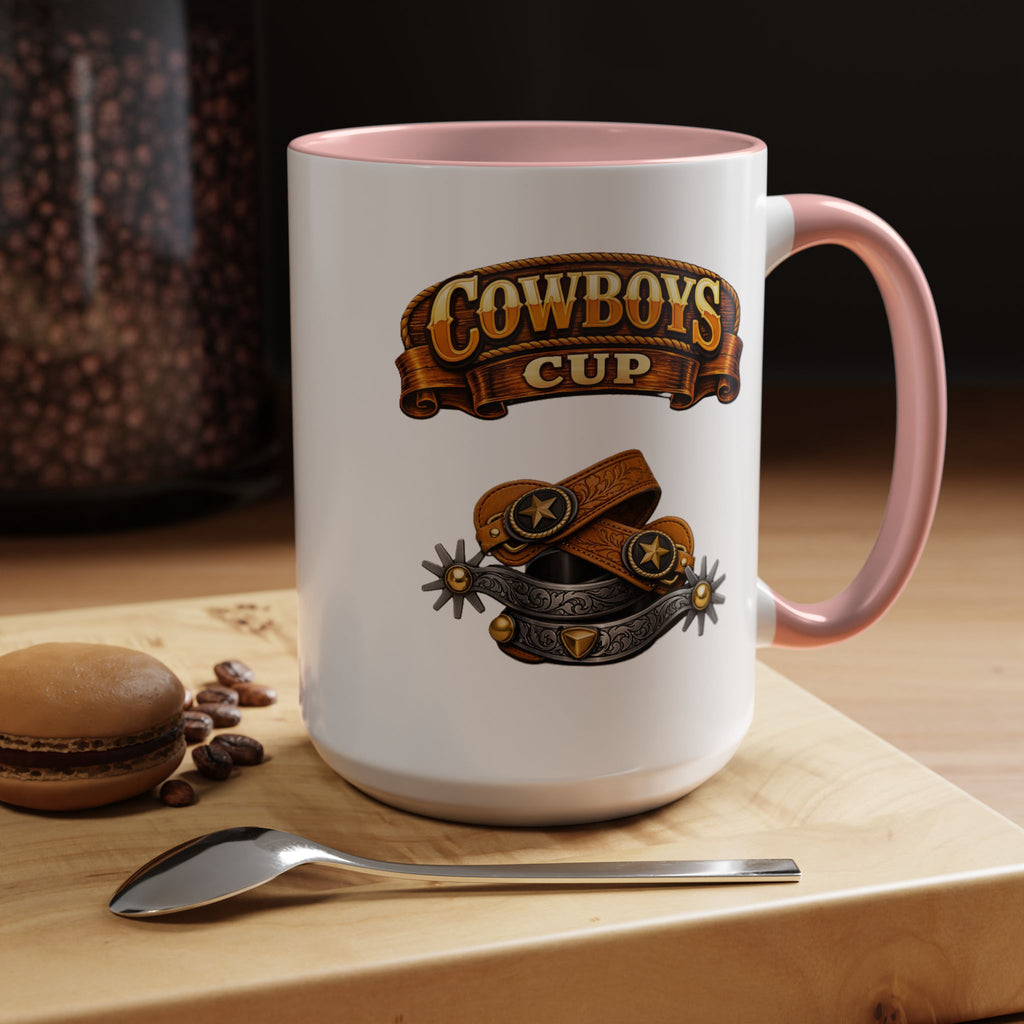 Cowboys Cup Coffee Mug — Western Spur & Leather Design (11/15oz)