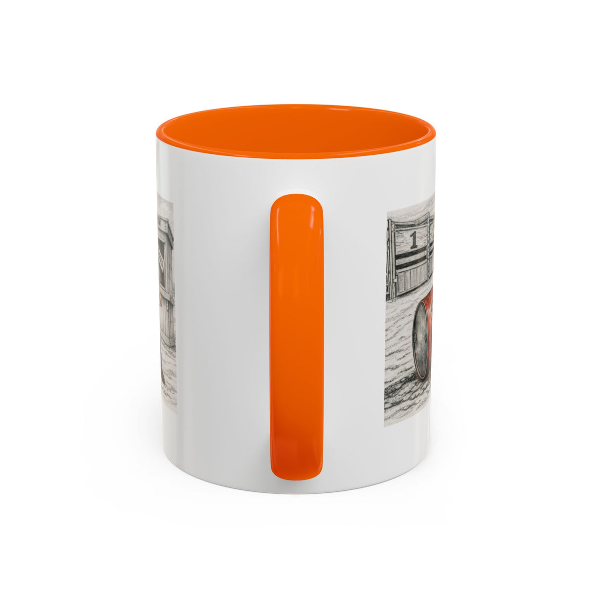 Out of the Money Barrel Racing Coffee Mug — Rodeo Cowgirl Accent Mug (11/15 oz)