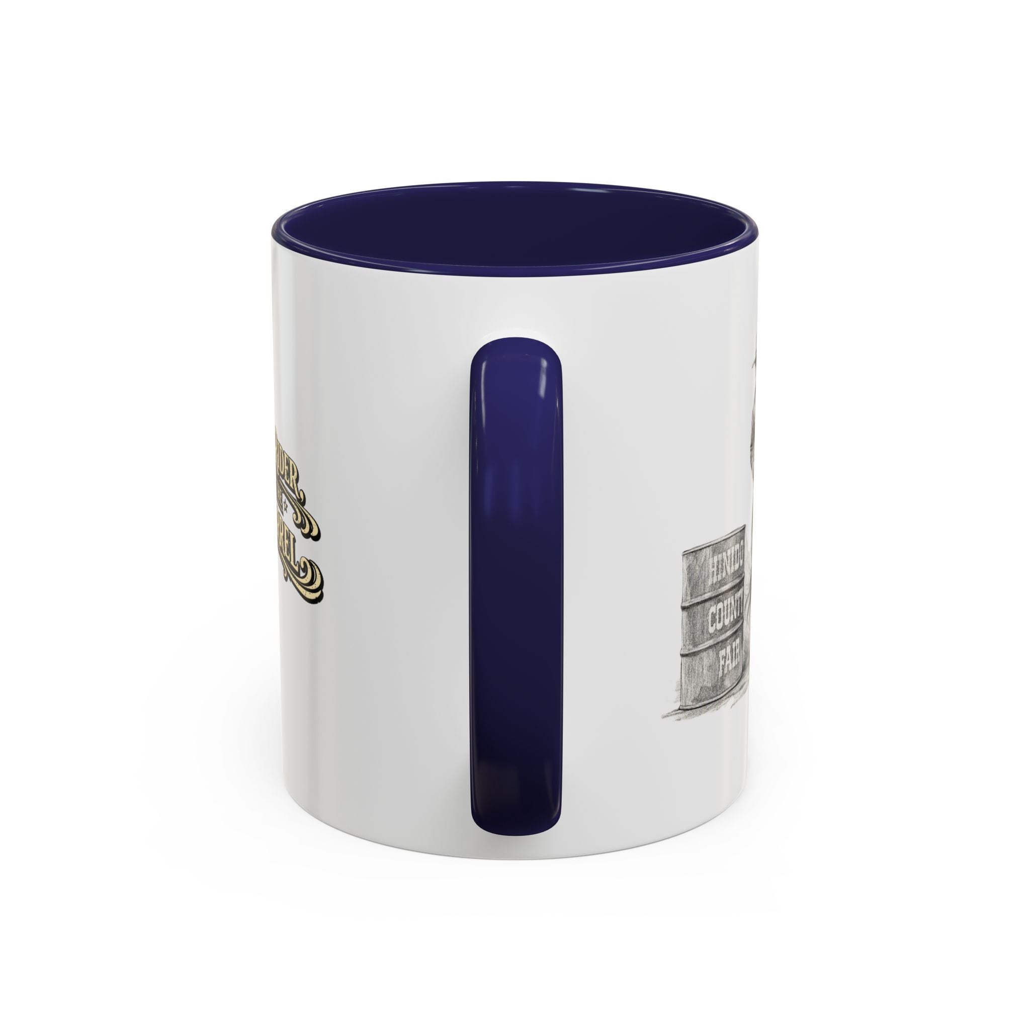 Barrel Racing Coffee Mug — "Horse and Rider Focused on the Next Barrel"