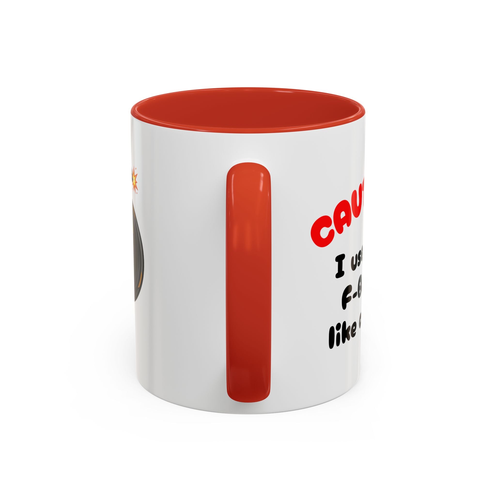 Funny "F" Bomb Accent Coffee Mug – 11oz/15oz Ceramic