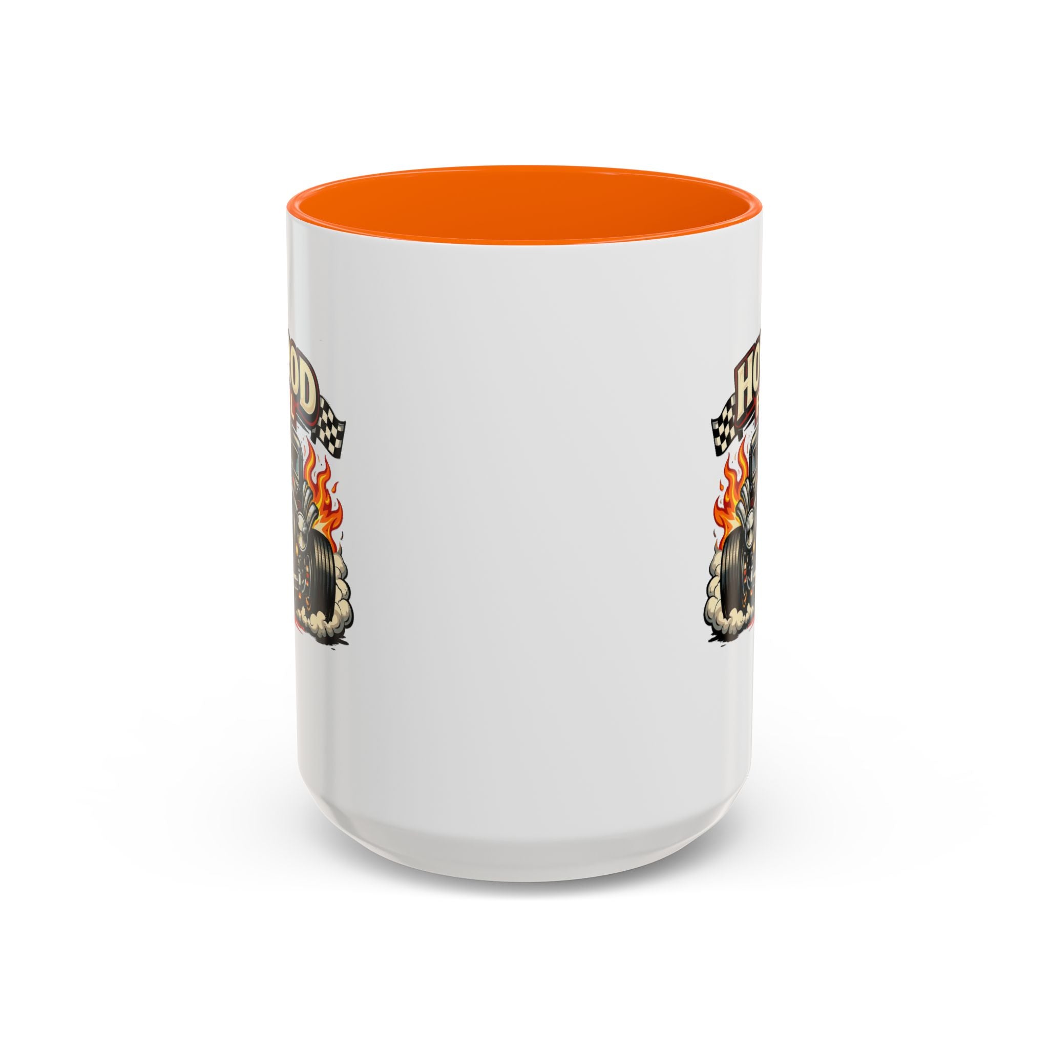 Hot Rod Fuel Coffee Mug — Vintage Muscle Car Racing Accent Mug
