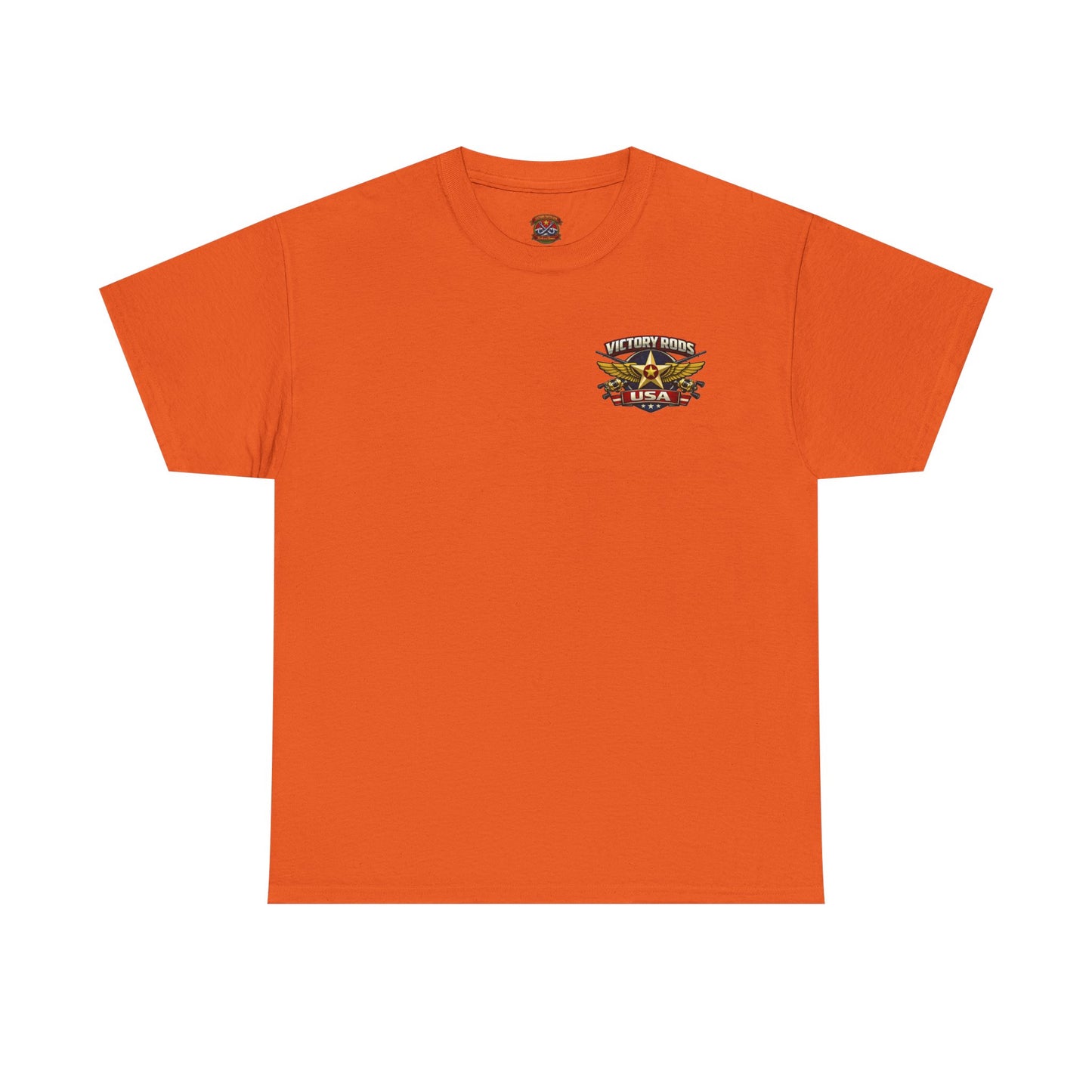 Vintage Pinup Fishing T-Shirt — “Victory Rods” Calico Carol Graphic Tee