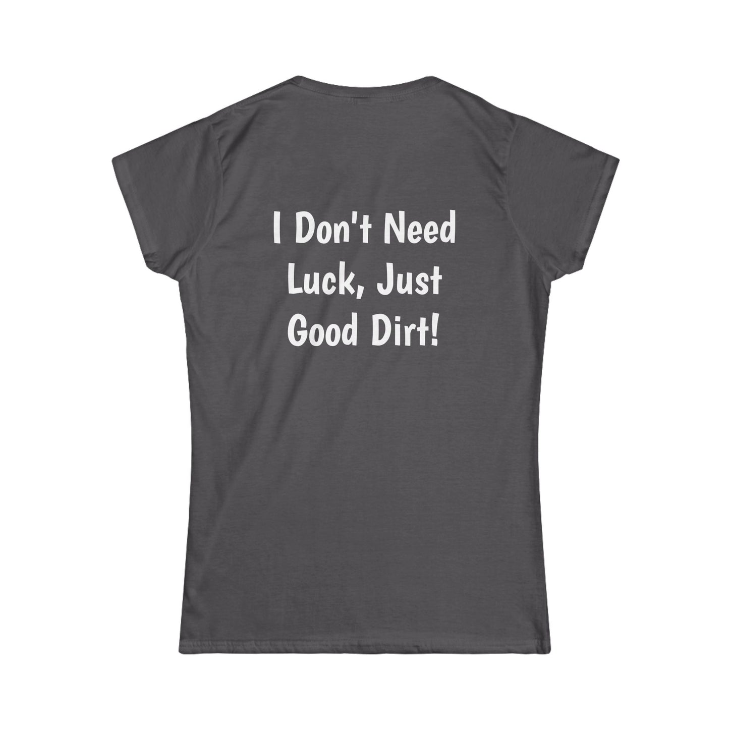 "Stupid Barrel" Women's White Soft style Tee — Classic Everyday Crewneck T-Shirt