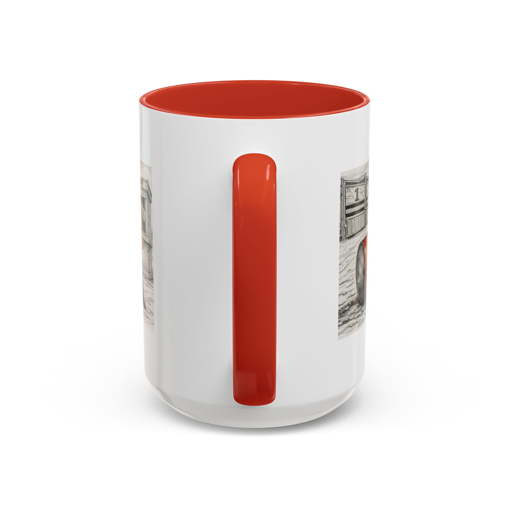 Out of the Money Barrel Racing Coffee Mug — Rodeo Cowgirl Accent Mug (11/15 oz)