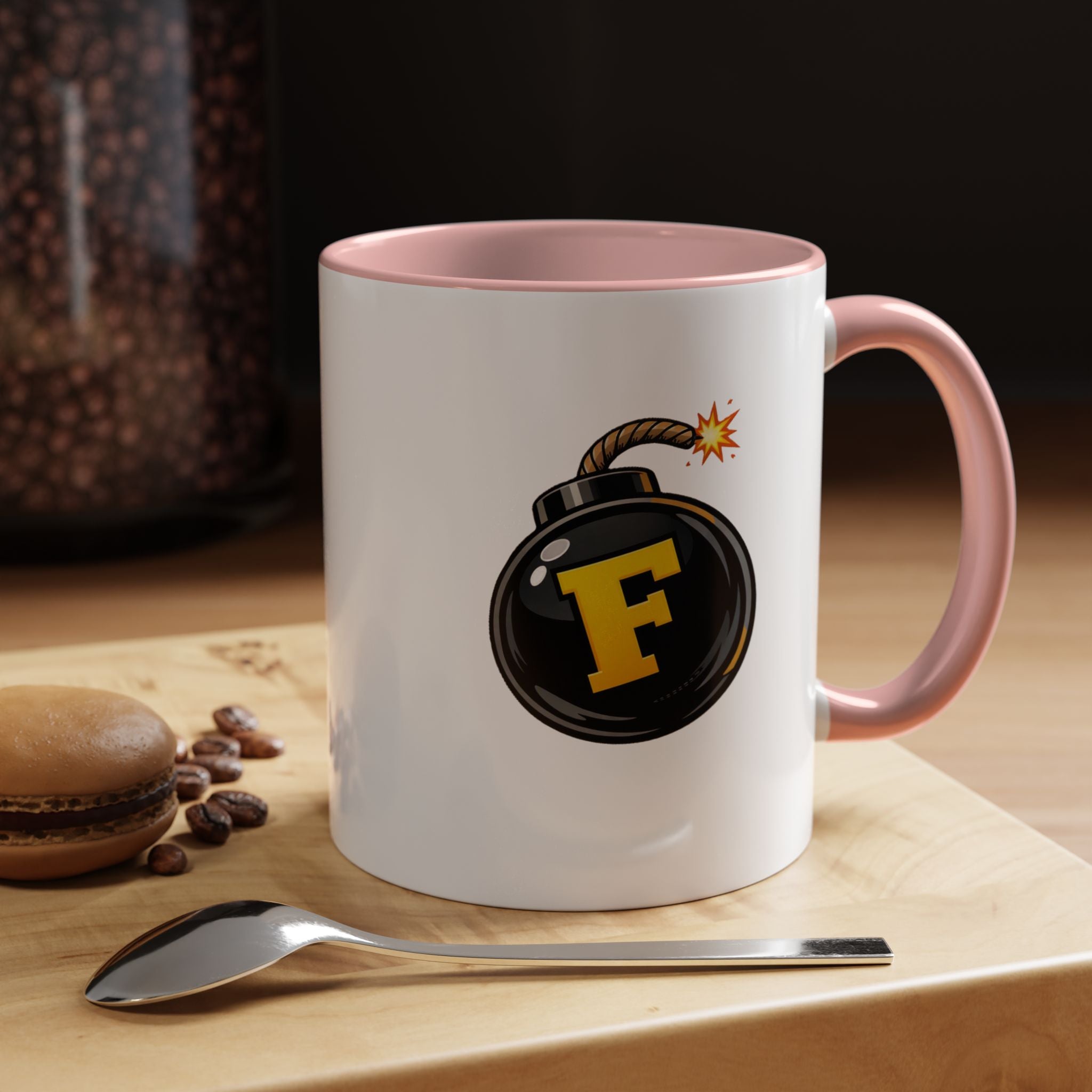 Funny "F" Bomb Accent Coffee Mug – 11oz/15oz Ceramic