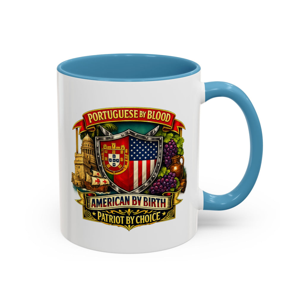 Portuguese/American Pride Mug - Coffee Ceramic Mug