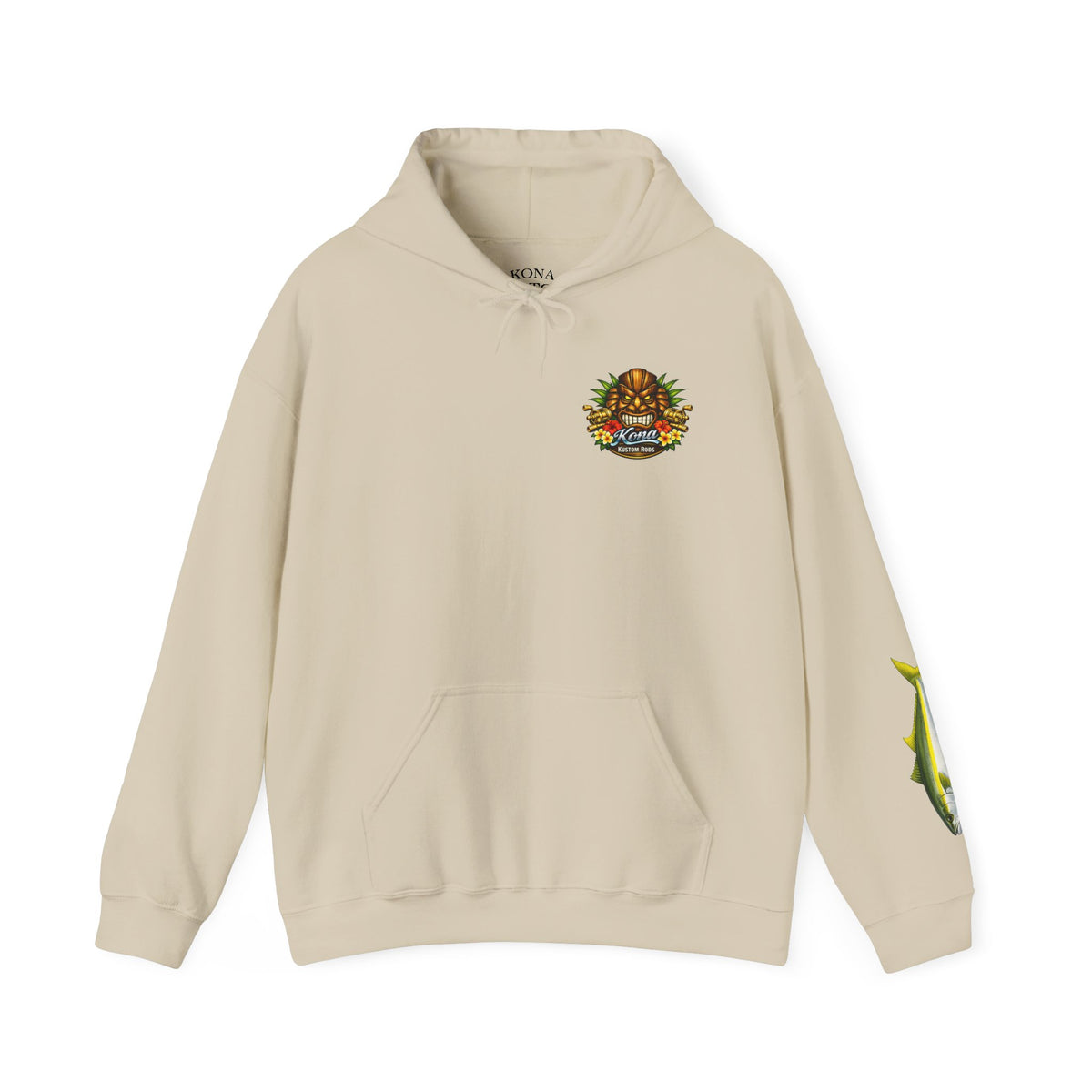 Kona Kustom Rods "Yellowtail" Hoodie — Kona Kustom Rods Pullover