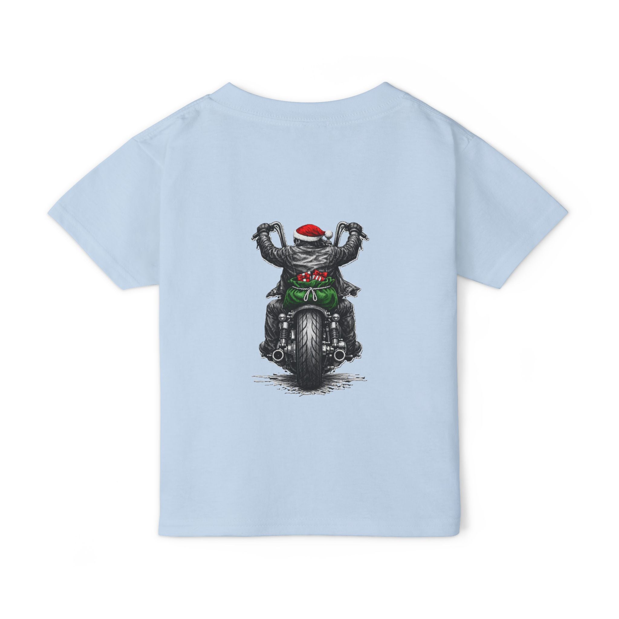 Toddler T‑Shirt — Ride Hard Santa Motorcycle Christmas Tee