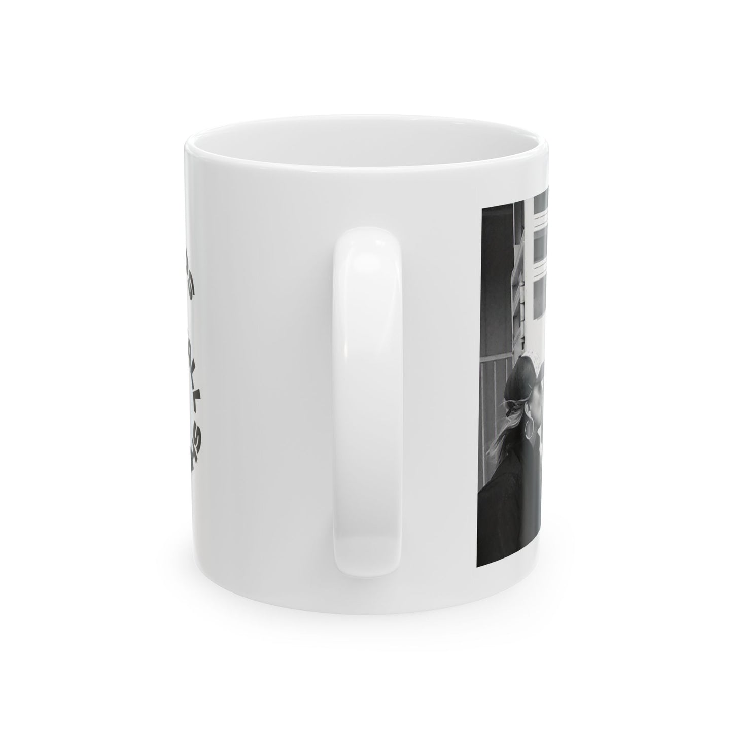 For the Love of Horses Ceramic Mug — Equestrian Coffee Cup (11oz/15oz)