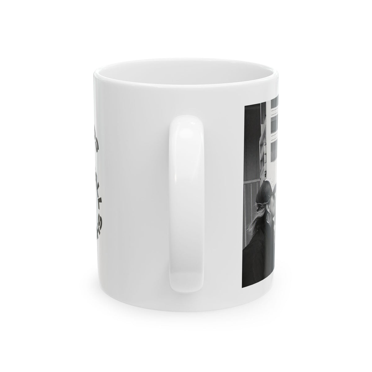 For the Love of Horses Ceramic Mug — Equestrian Coffee Cup (11oz/15oz)
