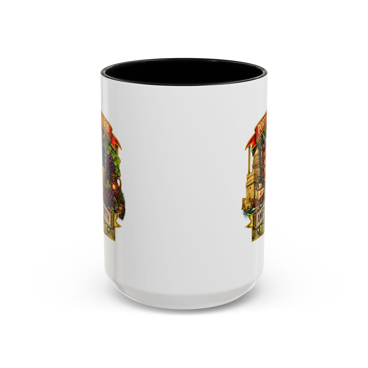 Portuguese/American Pride Mug - Coffee Ceramic Mug