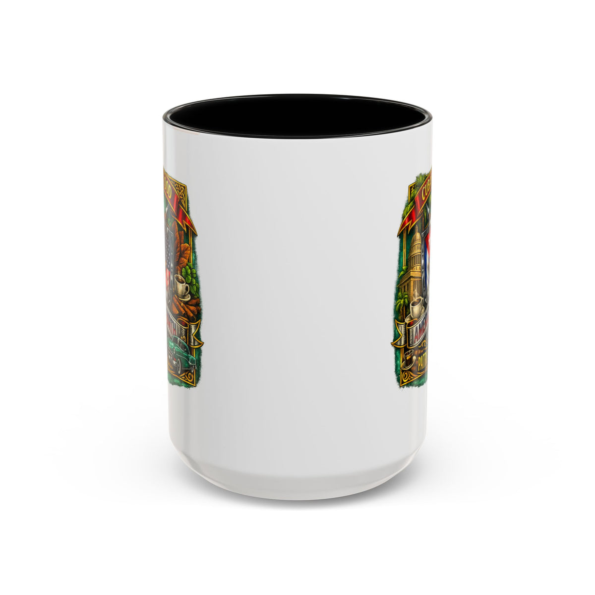 Cuban/American Pride - Cuban by Blood, American by Birth Accent Coffee Mug (11/15oz)