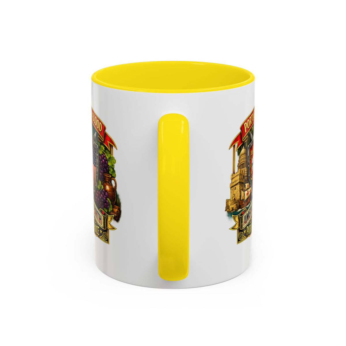 Portuguese/American Pride Mug - Coffee Ceramic Mug