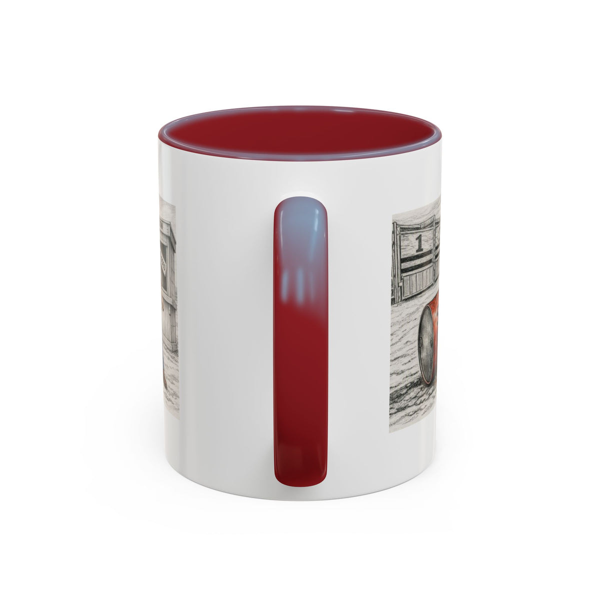 Out of the Money Barrel Racing Coffee Mug — Rodeo Cowgirl Accent Mug (11/15 oz)