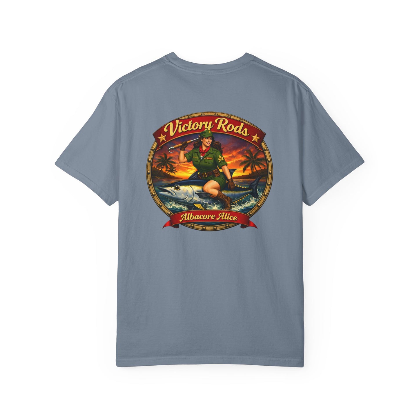 Victory Rods "Allencore Alice" Fishing Graphic T-Shirt