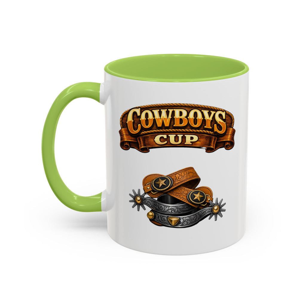 Cowboys Cup Coffee Mug — Western Spur & Leather Design (11/15oz)