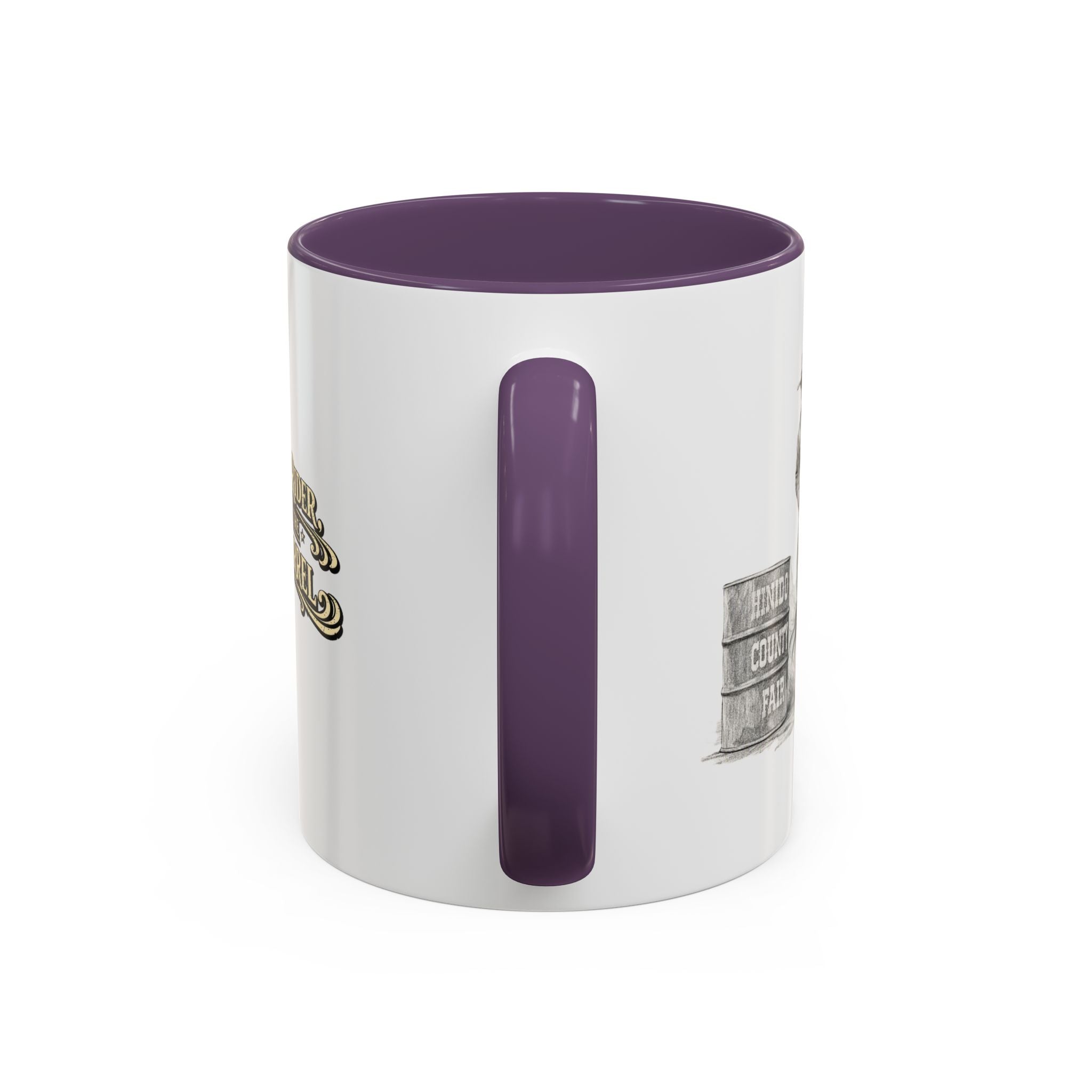 Barrel Racing Coffee Mug — "Horse and Rider Focused on the Next Barrel"