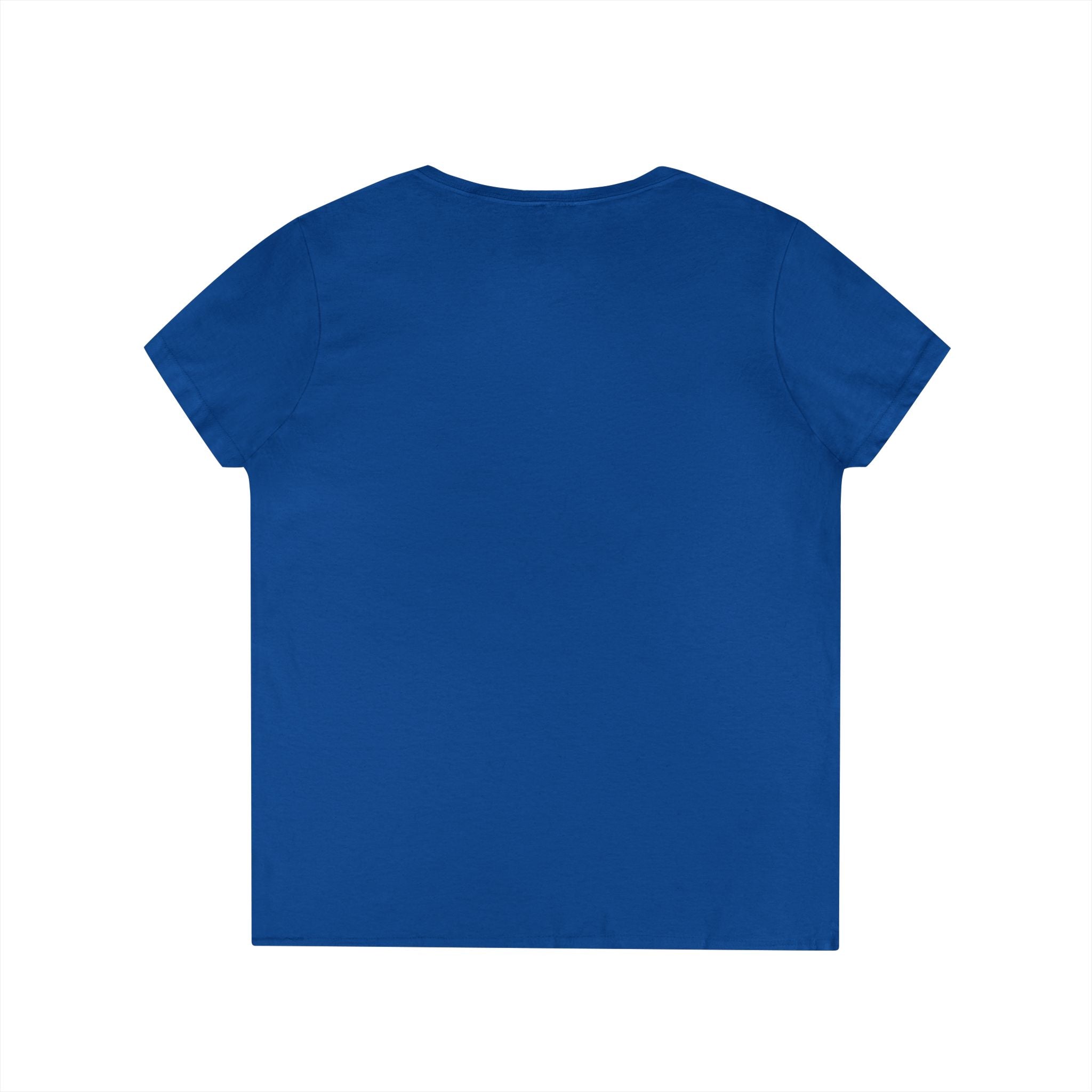 Floral Bull Skull V-Neck Tee