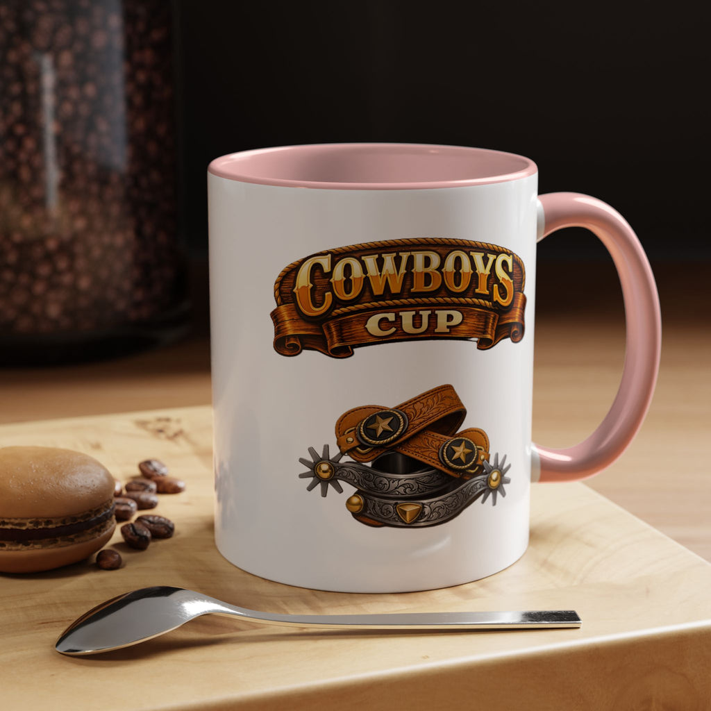Cowboys Cup Coffee Mug — Western Spur & Leather Design (11/15oz)