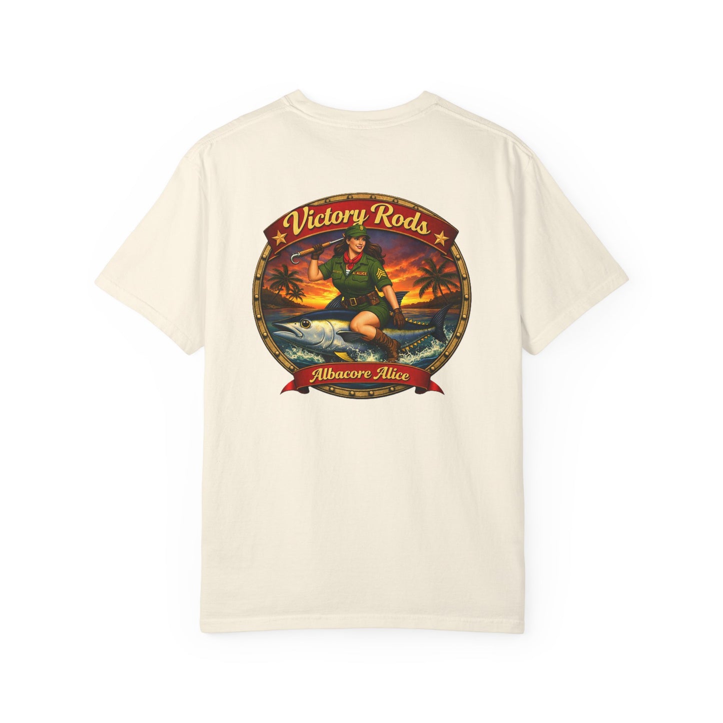 Victory Rods "Allencore Alice" Fishing Graphic T-Shirt