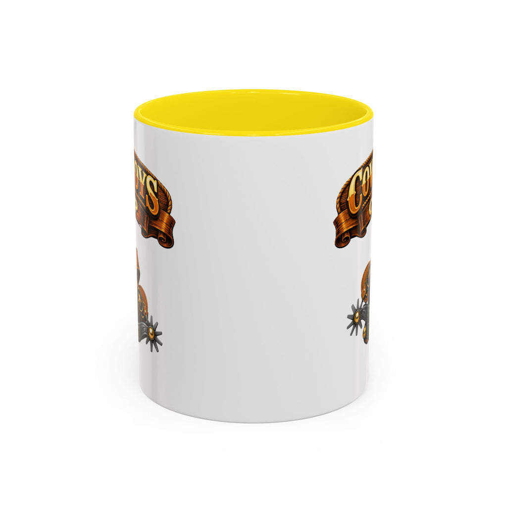 Cowboys Cup Coffee Mug — Western Spur & Leather Design (11/15oz)