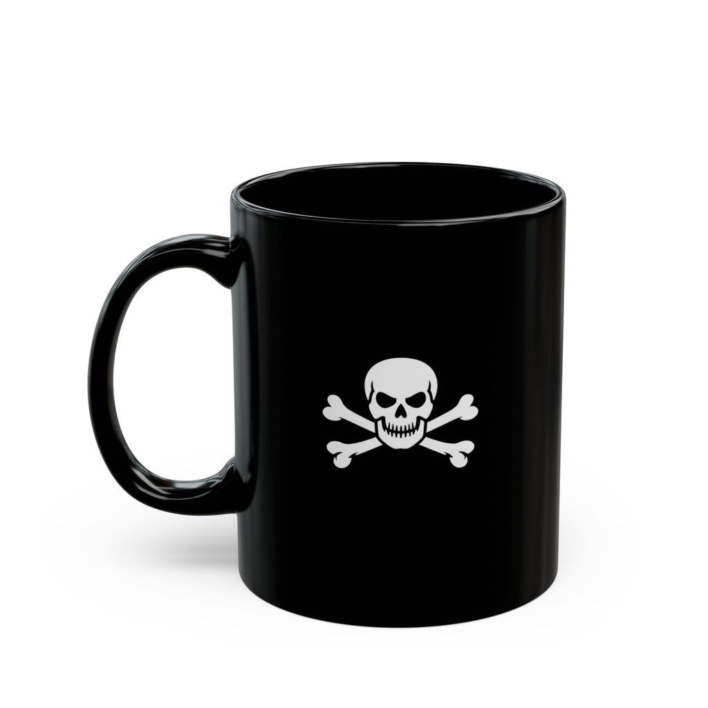 Coffee Mug — "Choose Ye Words Wisely, This is Me First Cup" Black Ceramic Mug (11oz & 15oz)