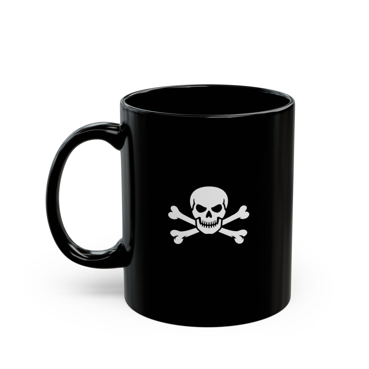 Coffee Mug — "Choose Ye Words Wisely, This is Me First Cup" Black Ceramic Mug (11oz & 15oz)