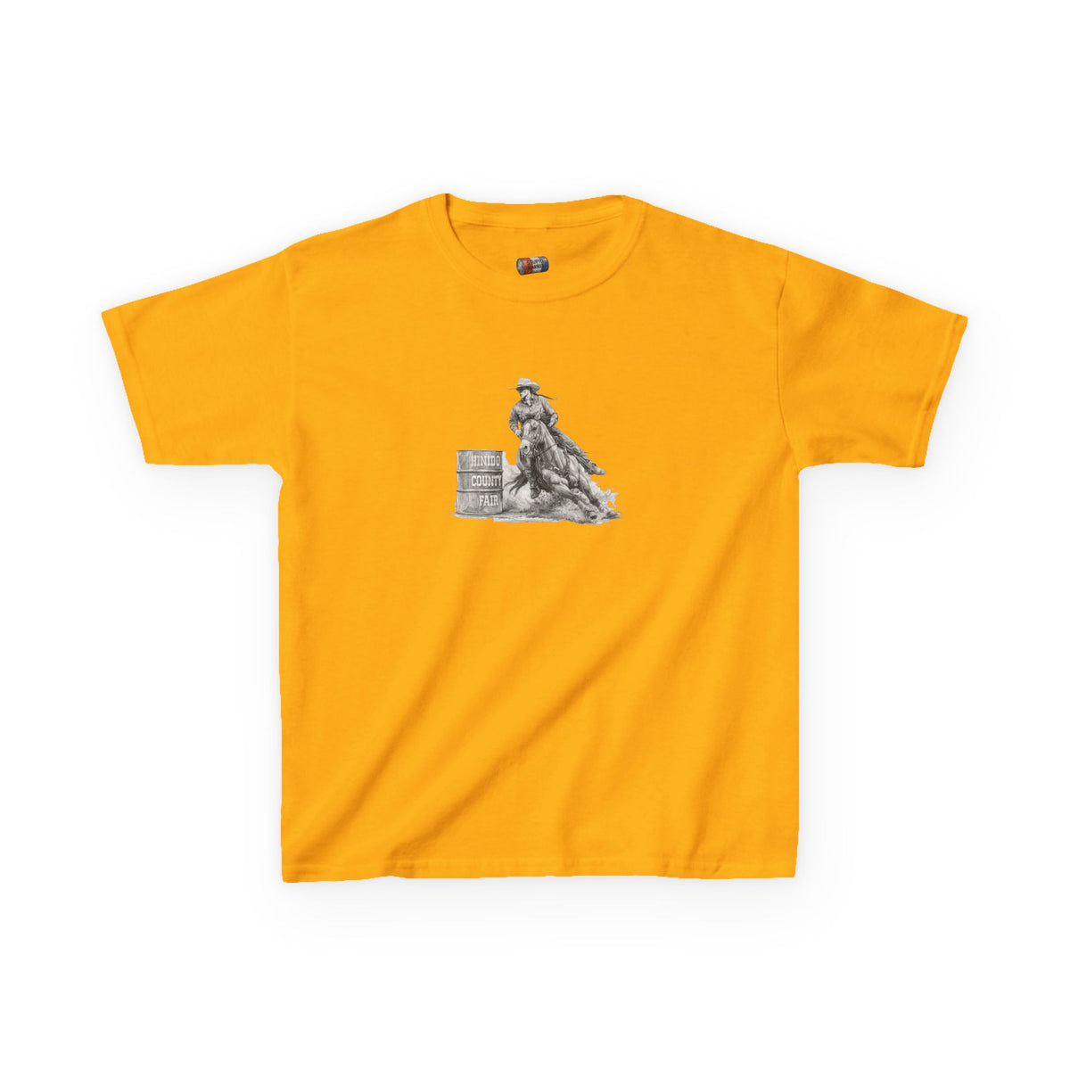 Kids T-Shirt — 'Always Keep Your Eye On the Next Barrel' Cowgirl Graphic