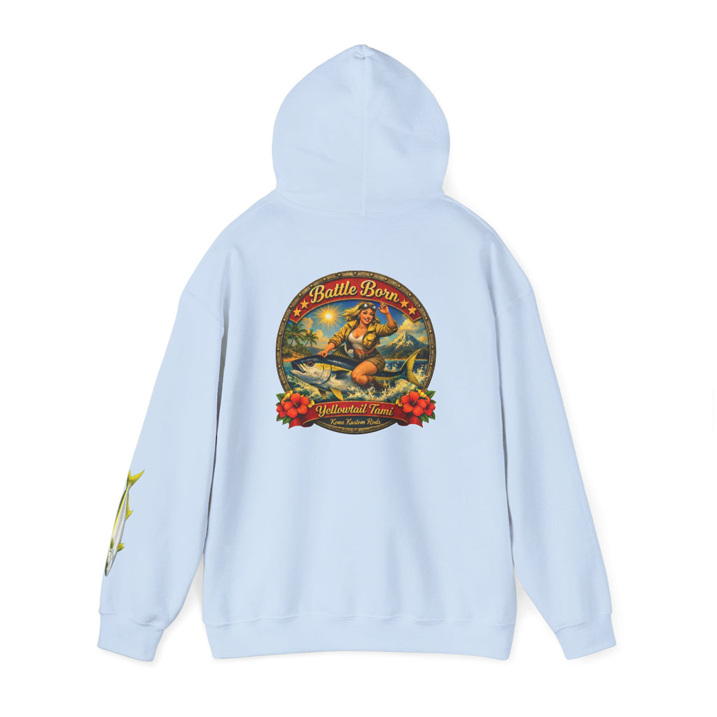 Kona Kustom Rods "Yellowtail" Hoodie — Kona Kustom Rods Pullover