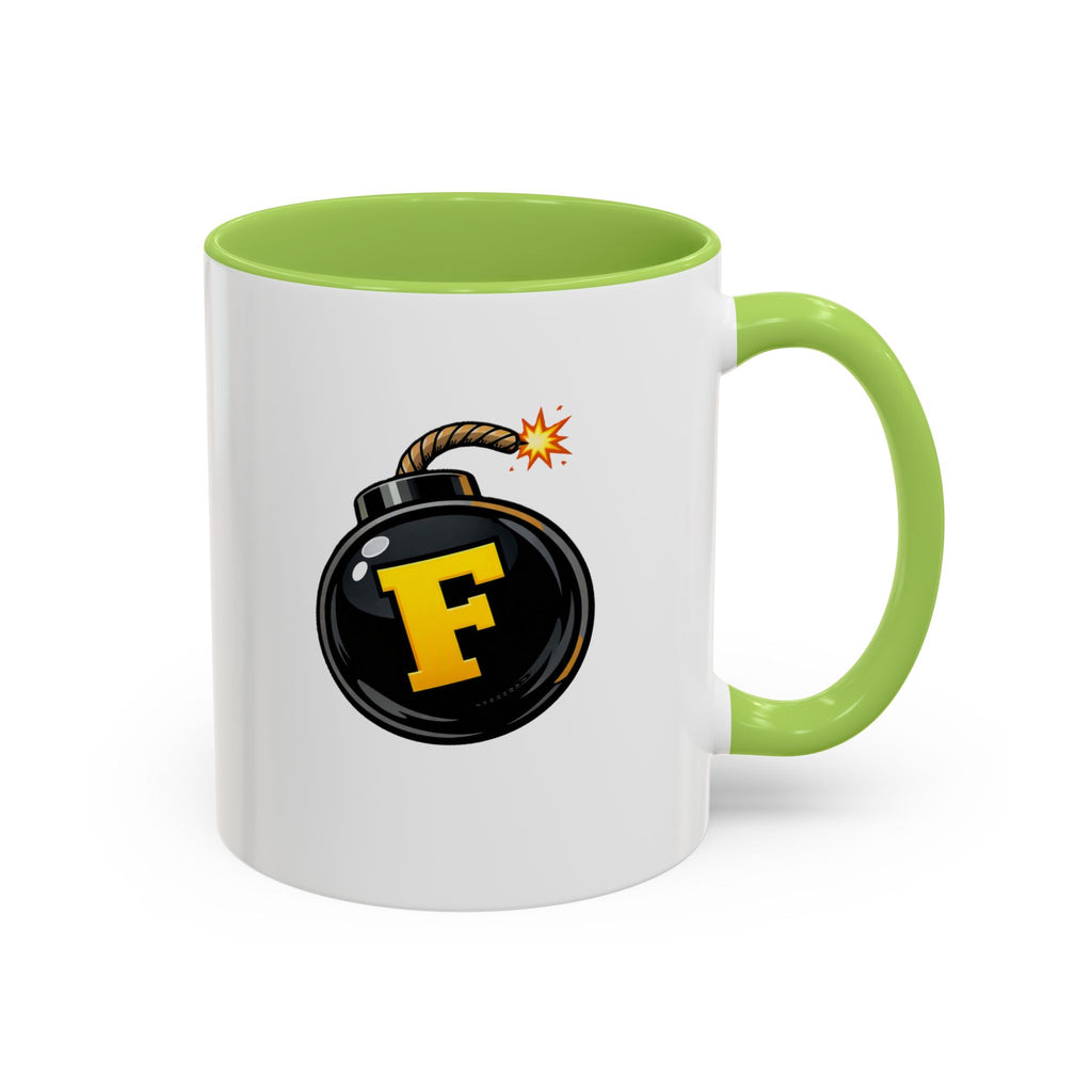 Funny "F" Bomb Accent Coffee Mug – 11oz/15oz Ceramic