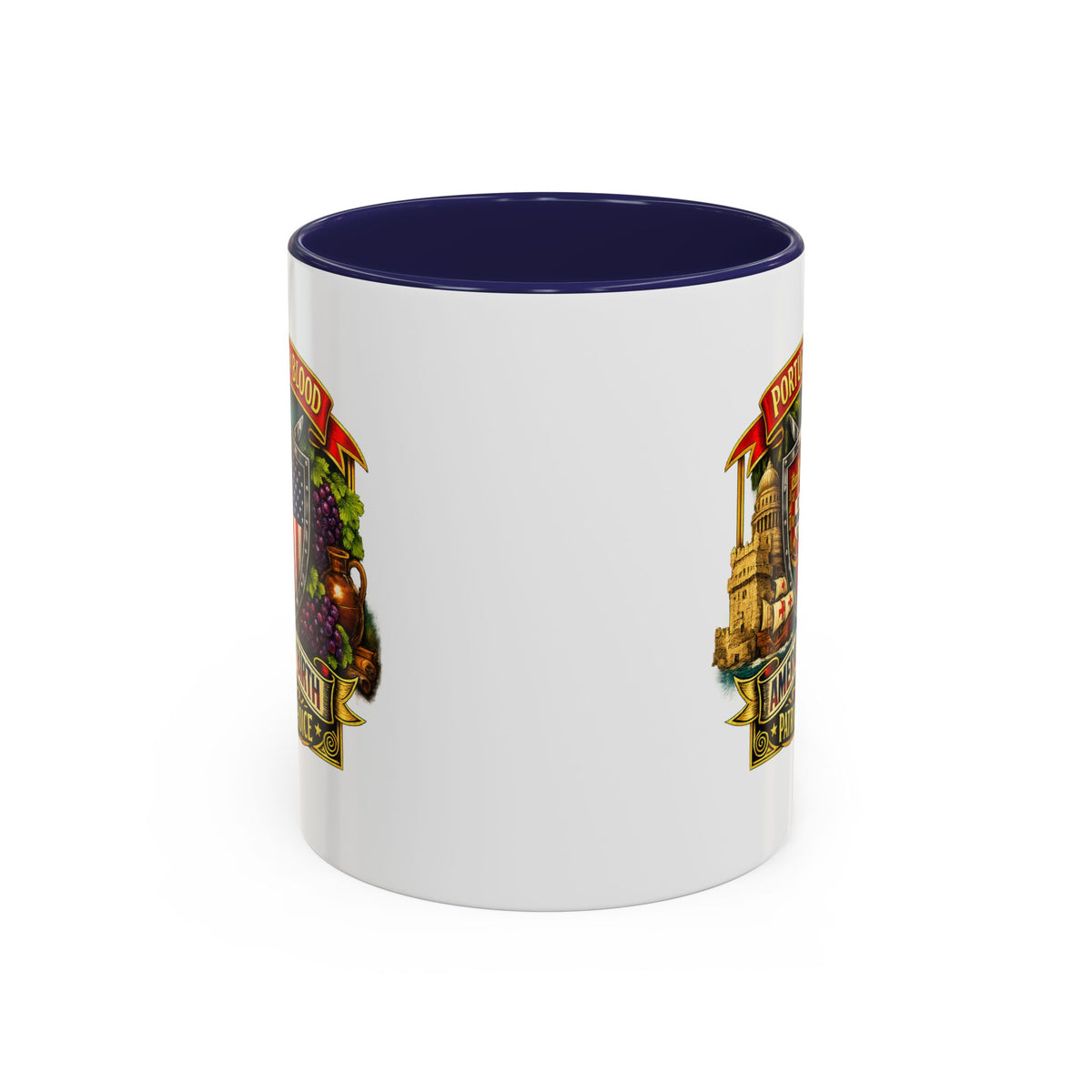 Portuguese/American Pride Mug - Coffee Ceramic Mug