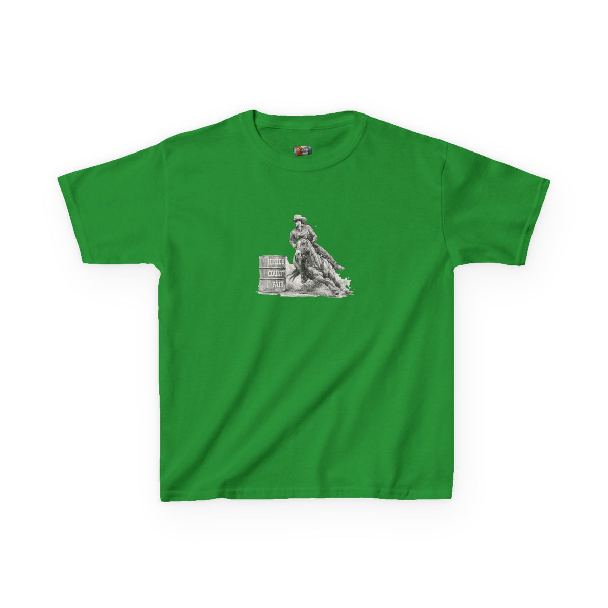 Kids T-Shirt — 'Always Keep Your Eye On the Next Barrel' Cowgirl Graphic