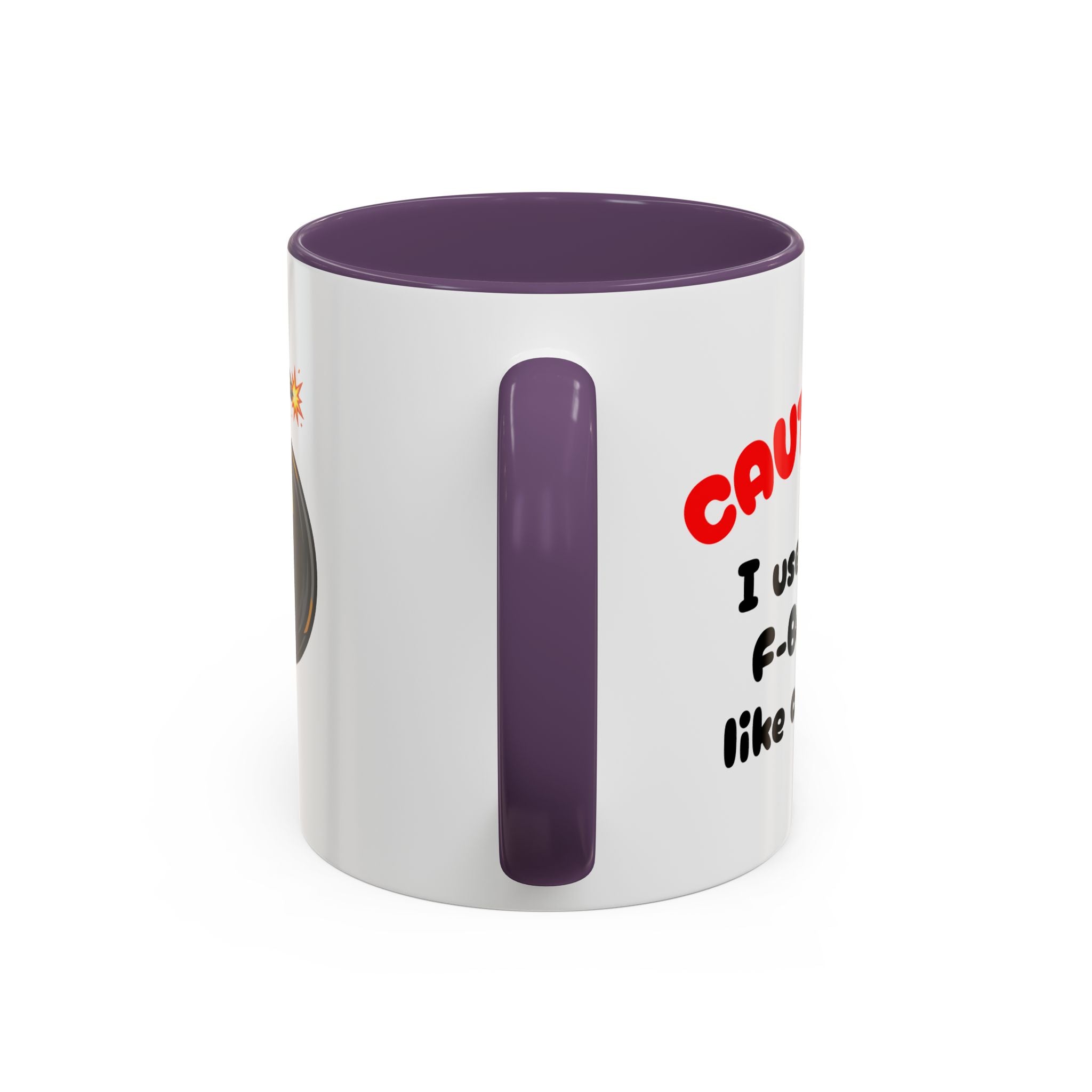 Funny "F" Bomb Accent Coffee Mug – 11oz/15oz Ceramic