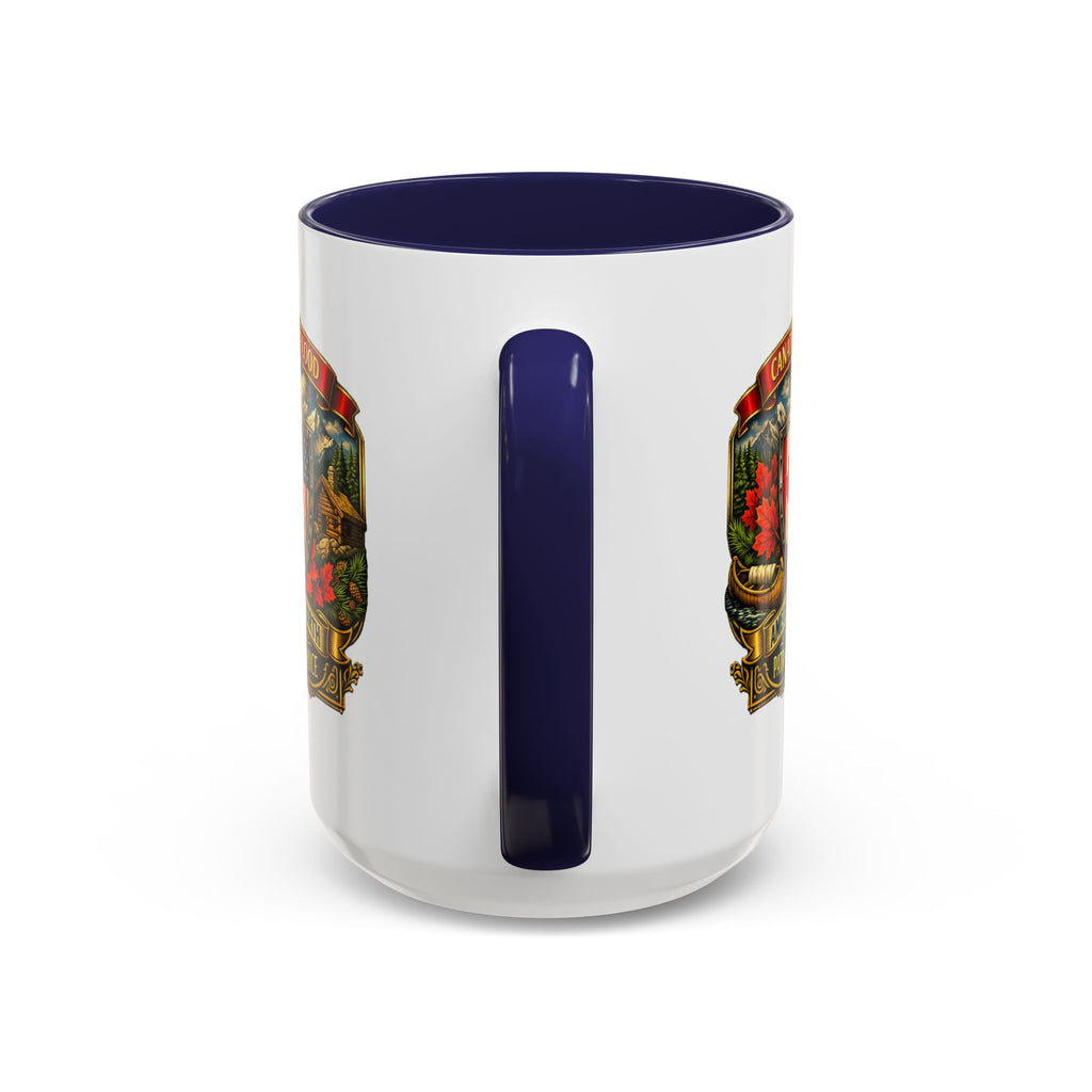 Canadian by Blood American by Birth Accent Coffee Mug — Patriot by Choice 11/15oz