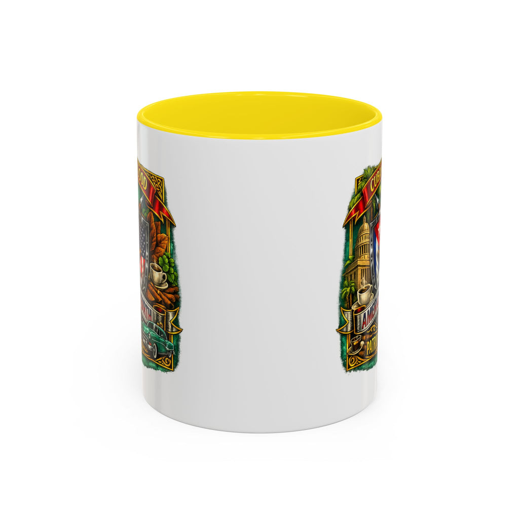 Cuban/American Pride - Cuban by Blood, American by Birth Accent Coffee Mug (11/15oz)