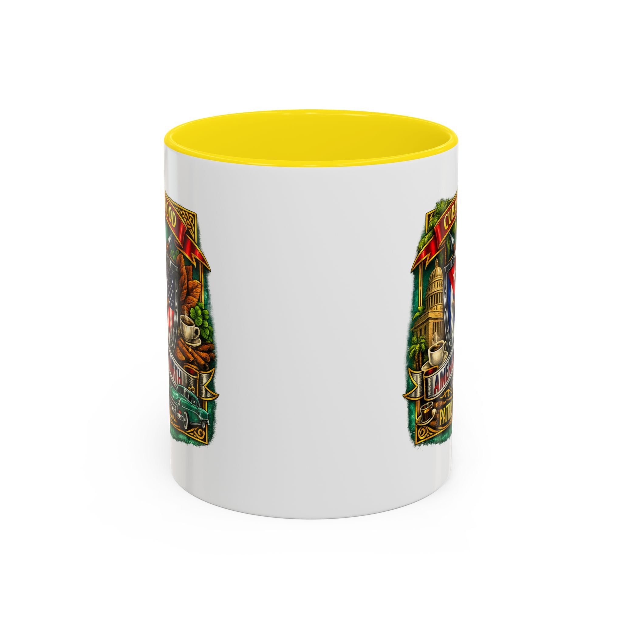 Cuban/American Pride - Cuban by Blood, American by Birth Accent Coffee Mug (11/15oz)
