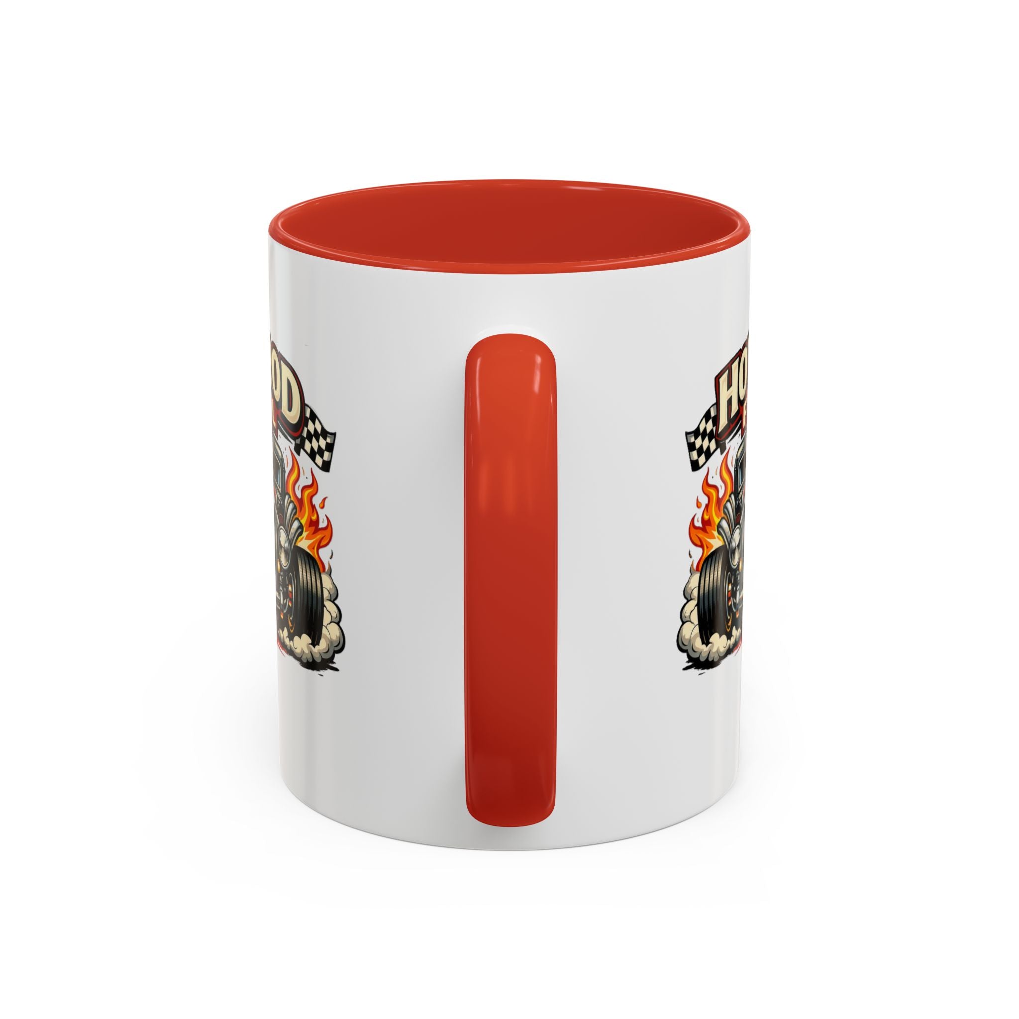 Hot Rod Fuel Coffee Mug — Vintage Muscle Car Racing Accent Mug